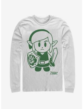 Nintendo The Legend of Zelda: Link's Awakening Link Avatar Outline Long-Sleeve T-Shirt, , hi-res