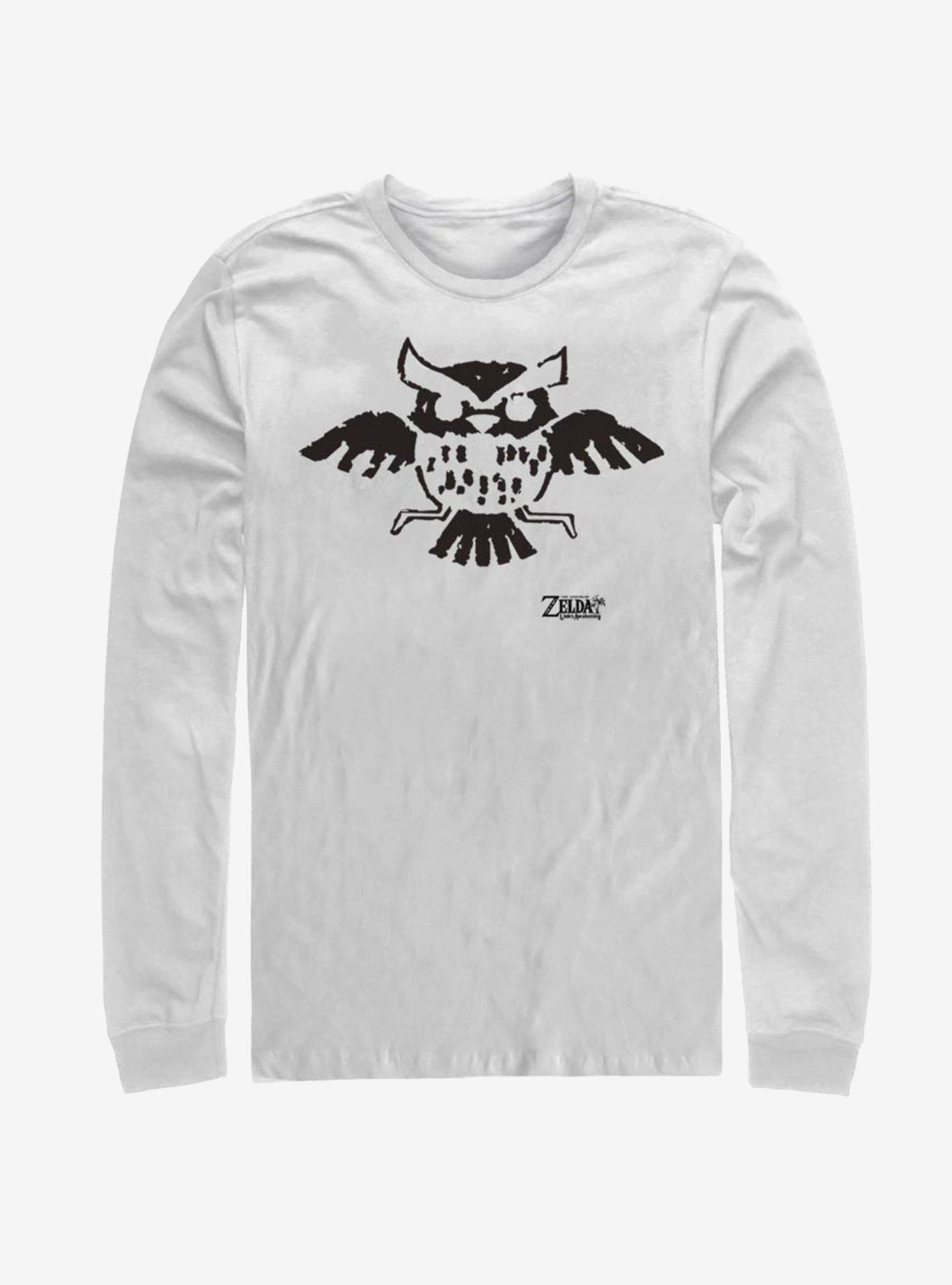 Nintendo The Legend of Zelda: Link's Awakening Owl Glyph Long-Sleeve T-Shirt, , hi-res