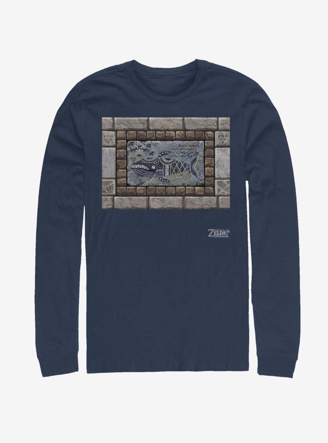 Nintendo The Legend of Zelda: Link's Awakening Whale Tablet Long-Sleeve T-Shirt, , hi-res