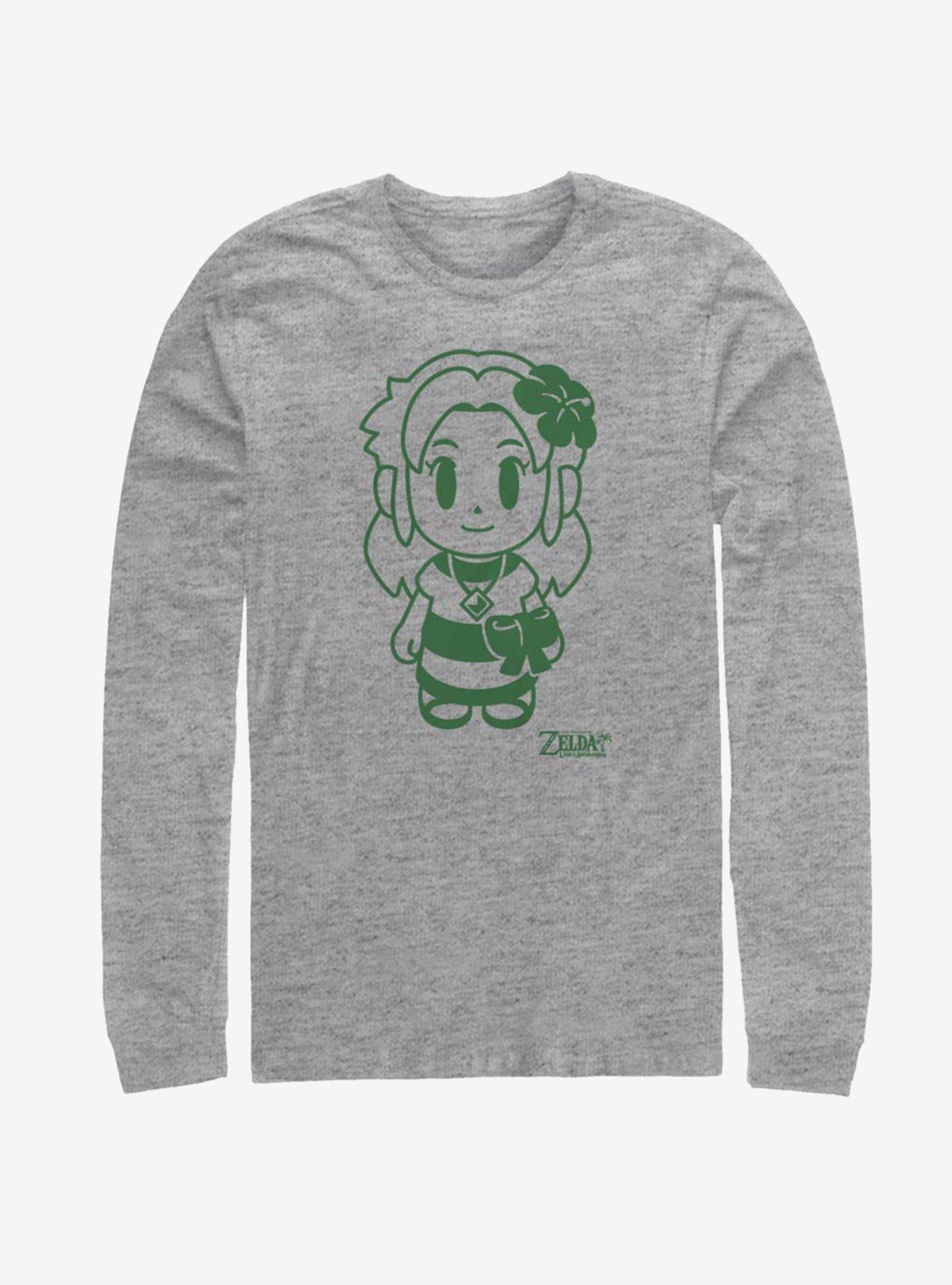 Nintendo The Legend of Zelda: Link's Awakening Marin Avatar Outline Long-Sleeve T-Shirt, , hi-res