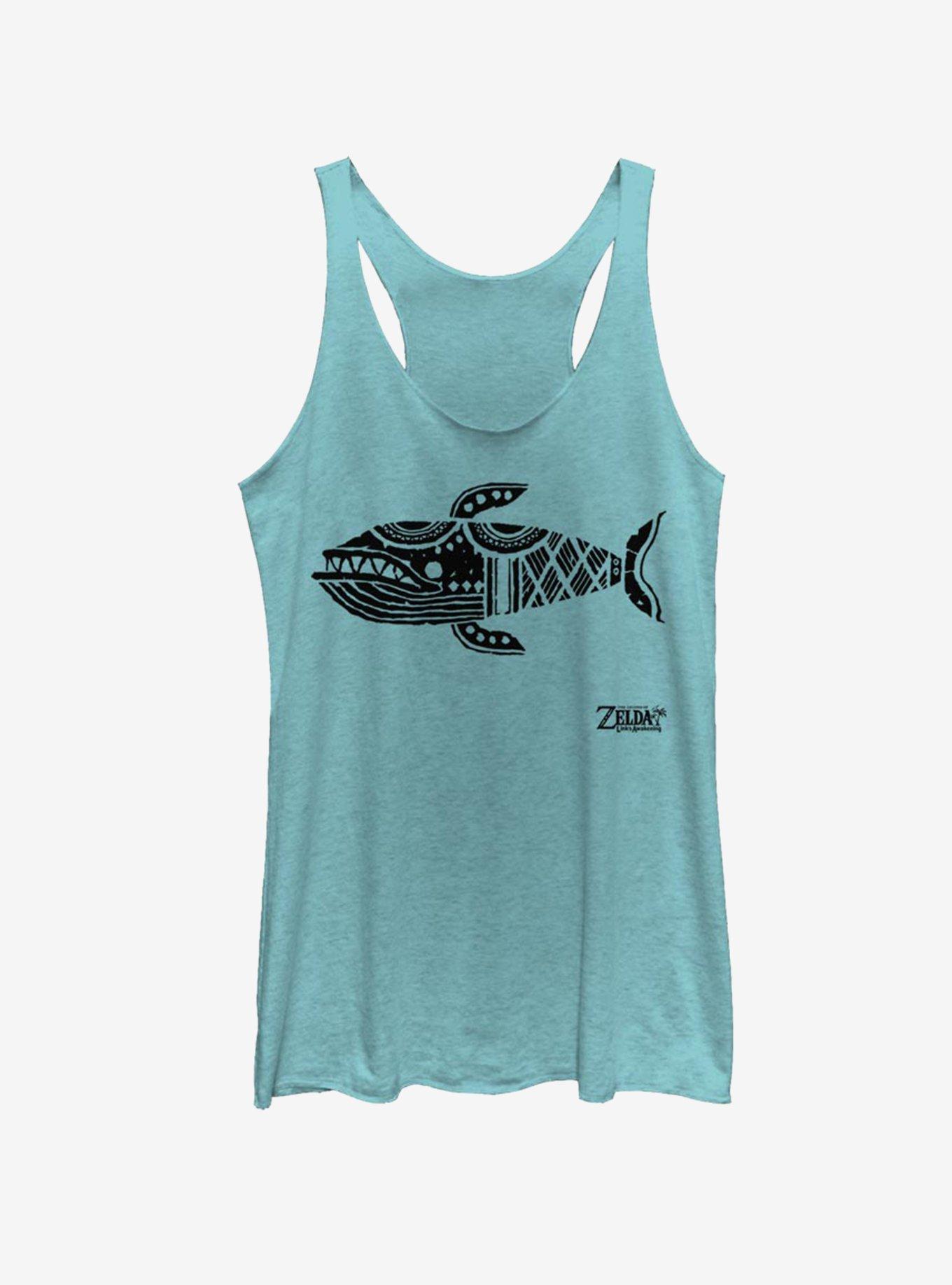 Nintendo The Legend of Zelda: Link's Awakening Whale Glyph Womens Tank Top, , hi-res