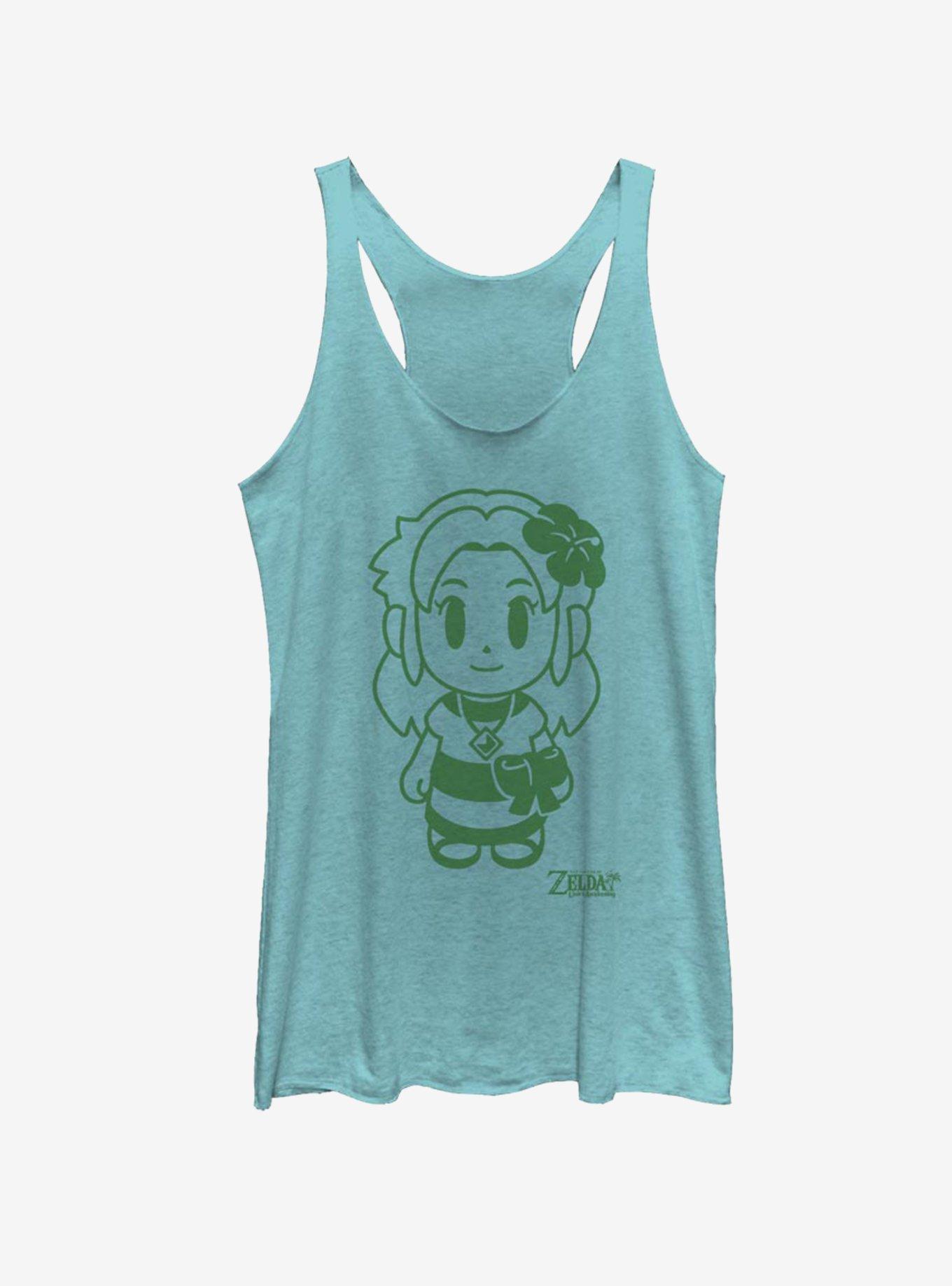 Nintendo The Legend of Zelda: Link's Awakening Marin Avatar Outline Womens Tank Top, , hi-res