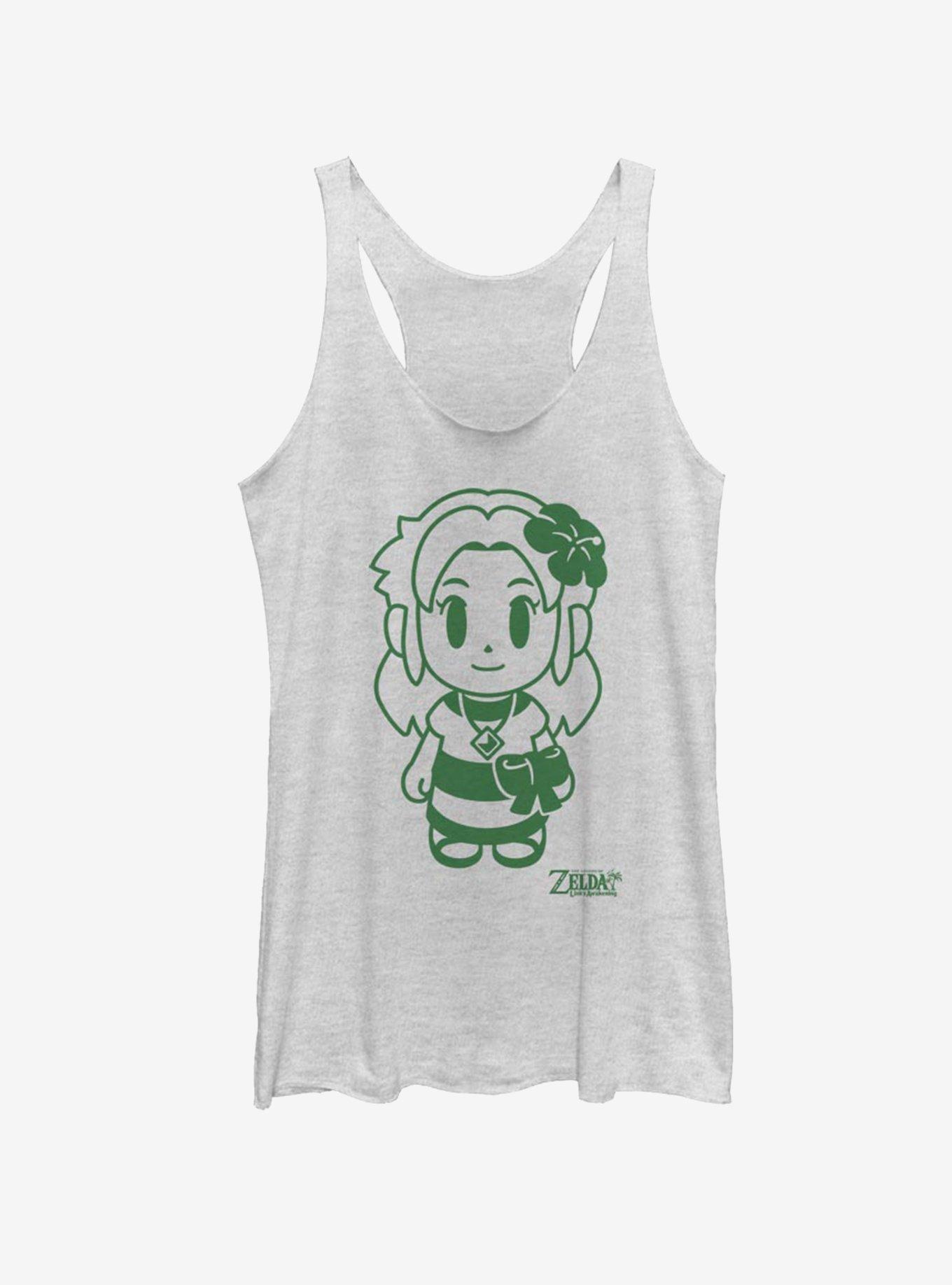 Nintendo The Legend of Zelda: Link's Awakening Marin Avatar Outline Womens Tank Top, , hi-res
