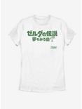 Nintendo The Legend Of Zelda: Link's Awakening Japanese Text Womens T-Shirt, WHITE, hi-res