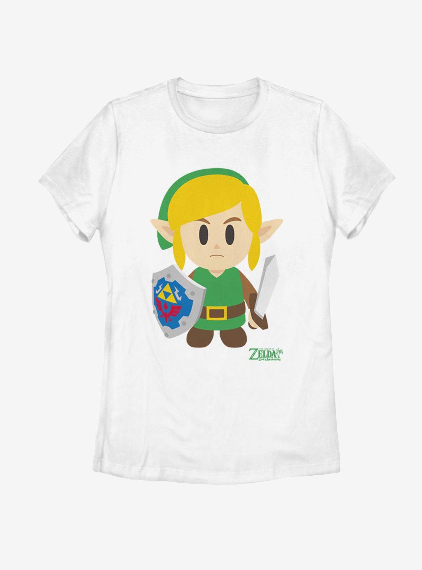 Nintendo The Legend of Zelda: Link's Awakening Link Avatar Color Womens T-Shirt, WHITE, hi-res