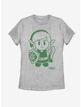 Nintendo The Legend of Zelda: Link's Awakening Link Avatar Outline Womens T-Shirt, , hi-res