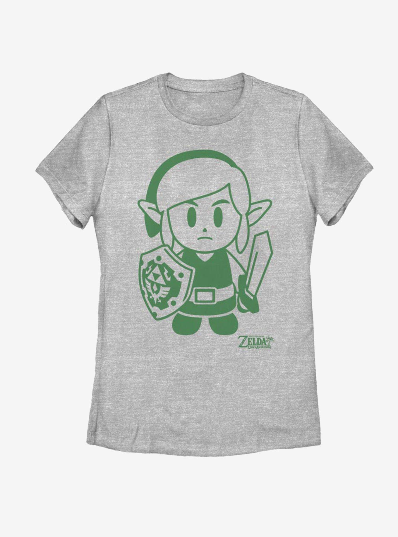 Nintendo The Legend of Zelda: Link's Awakening Link Avatar Outline Womens T-Shirt, , hi-res