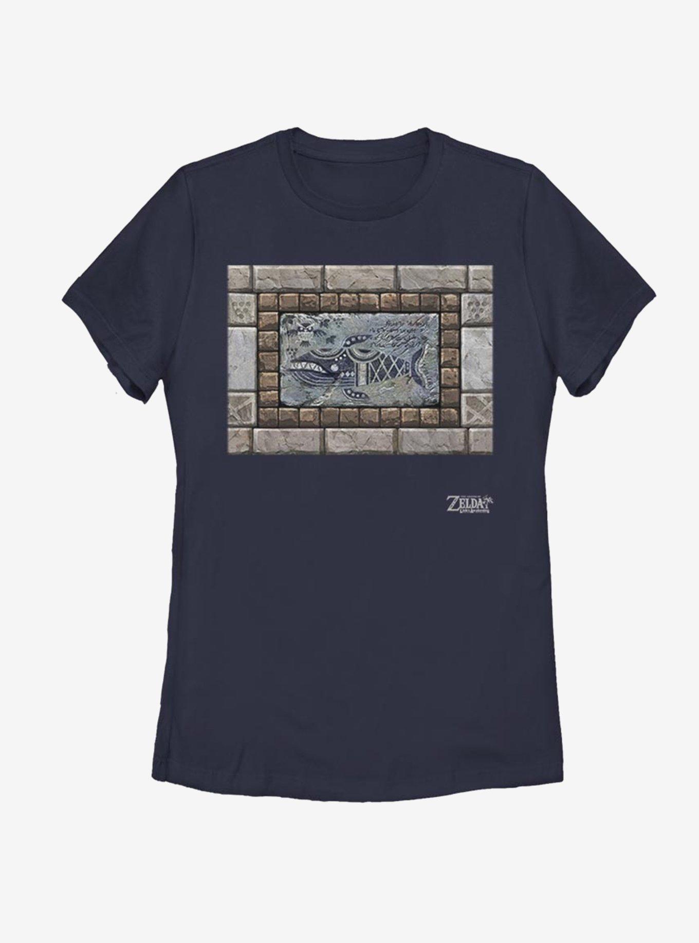 Nintendo The Legend of Zelda: Link's Awakening Whale Tablet Womens T-Shirt, NAVY, hi-res