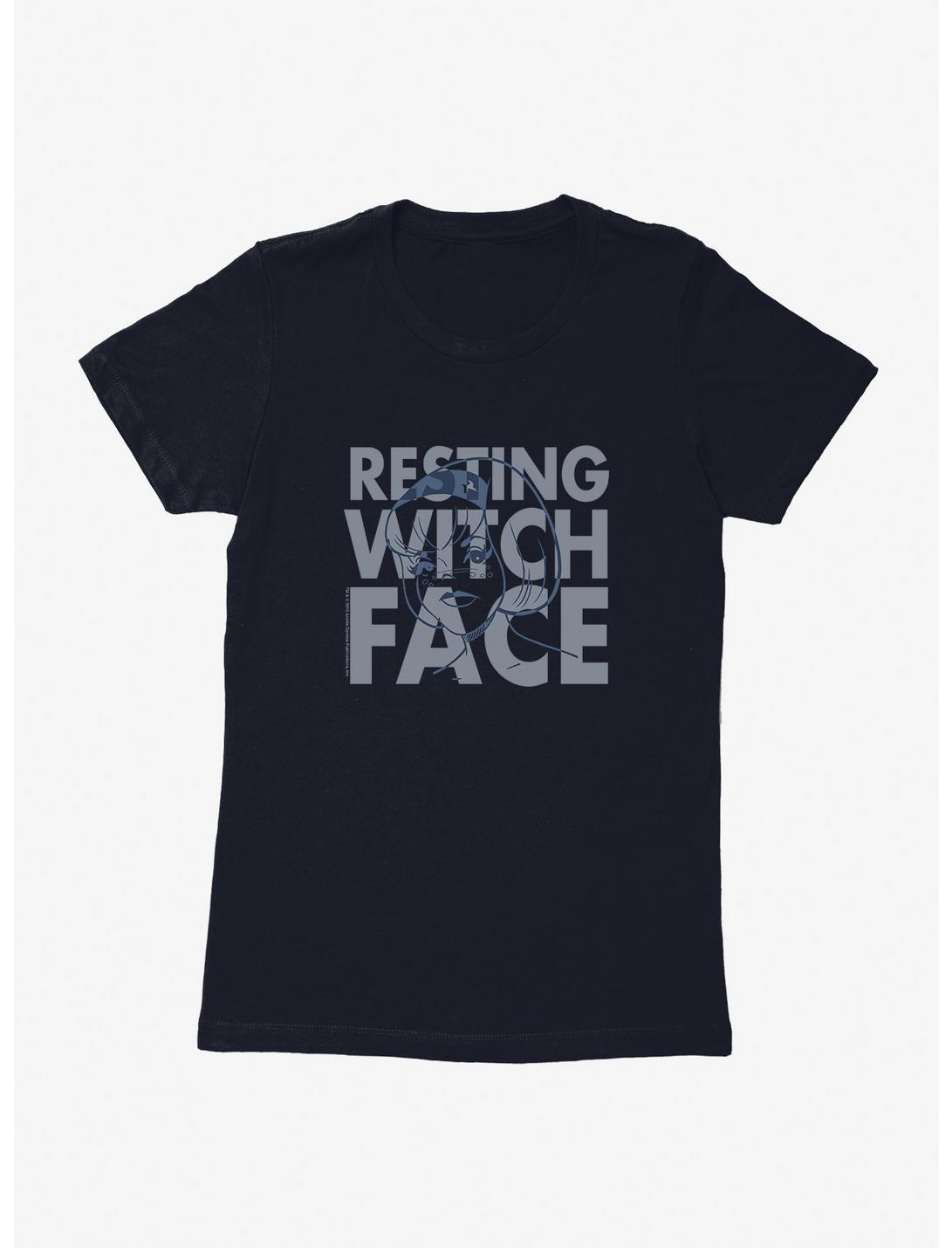 Archie Comics The Chilling Adventures Of Sabrina Resting Witch Face Womens T-Shirt, MIDNIGHT NAVY, hi-res