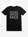 Archie Comics The Chilling Adventures Of Sabrina Fan Art Resting Witch Face T-Shirt, BLACK, hi-res