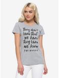 Friends They Don't Know Girls T-Shirt, BLACK, hi-res