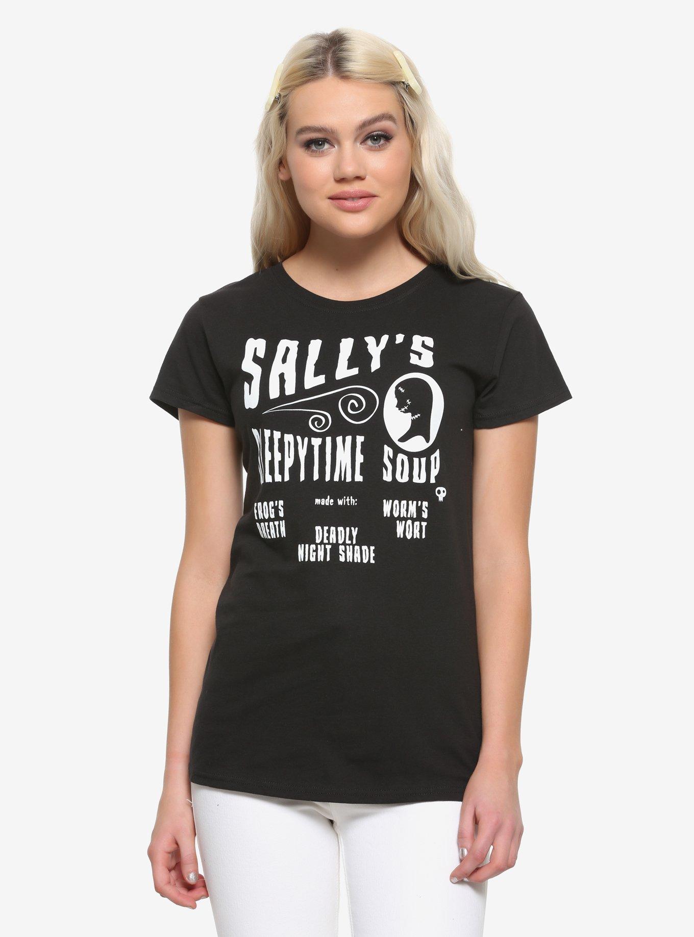 The Nightmare Before Christmas Sally's Sleepytime Soup Girls T-Shirt, WHITE, hi-res