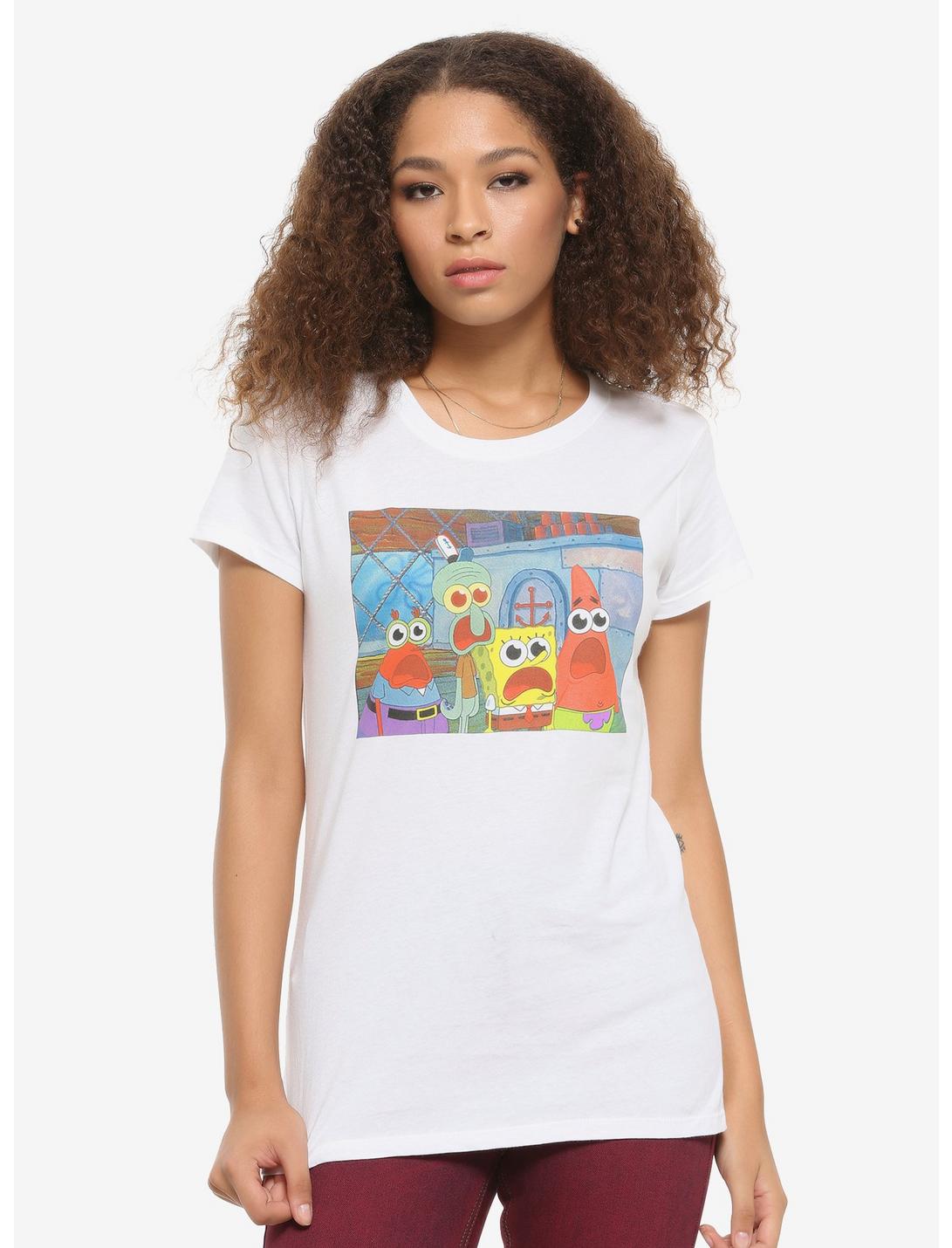 SpongeBob SquarePants Can You Do This Girls T-Shirt, MULTI, hi-res