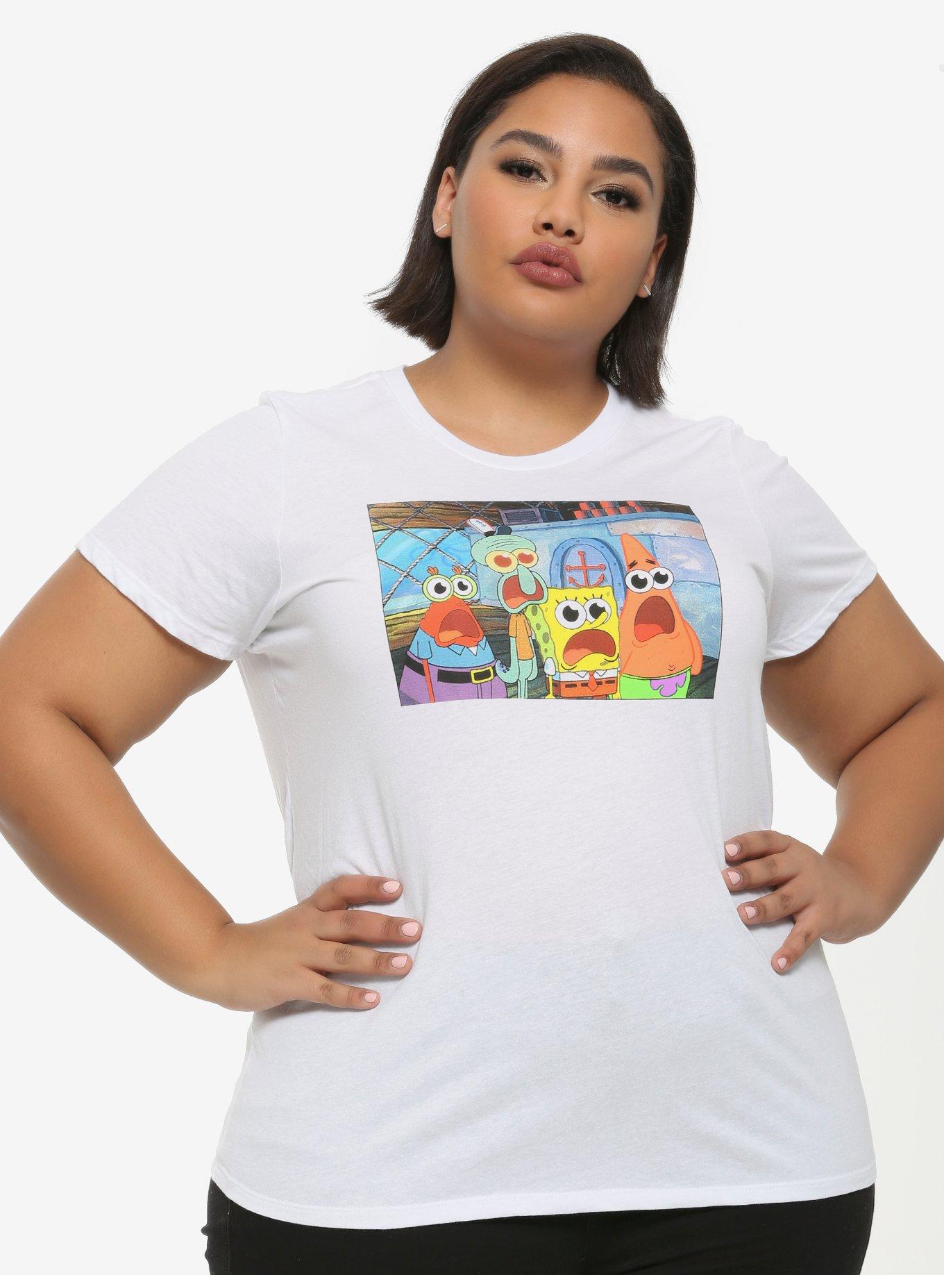SpongeBob SquarePants Can You Do This Girls T-Shirt Plus Size, MULTI, hi-res