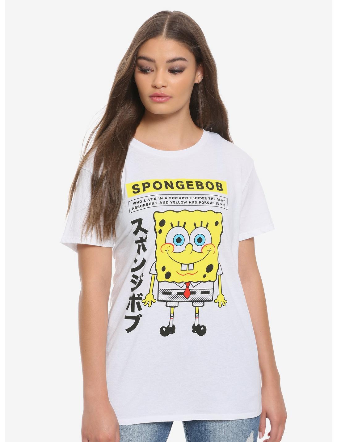 SpongeBob SquarePants Diagram Girls T-Shirt, MULTI, hi-res