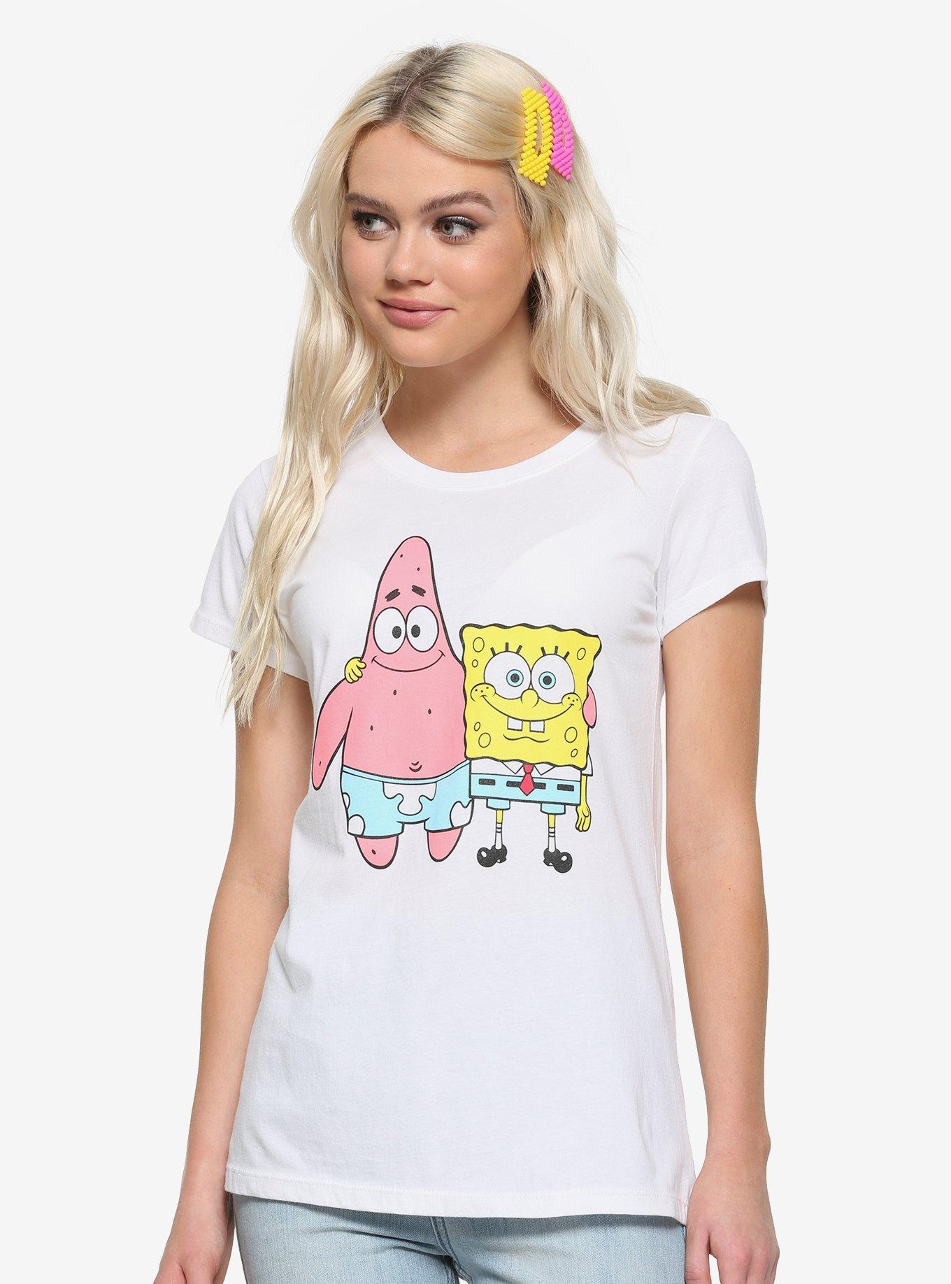SpongeBob SquarePants SpongeBob & Patrick Besties Girls T-Shirt, MULTI, hi-res