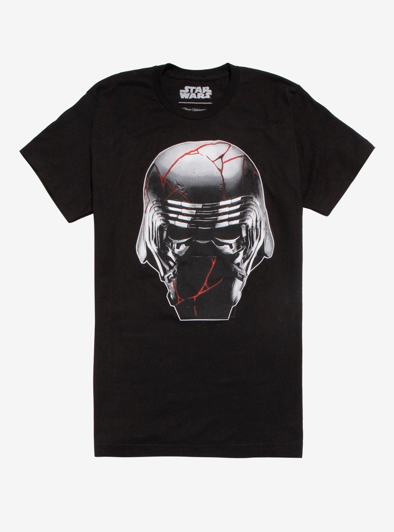 Star Wars: The Rise Of Skywalker Kylo Ren Helmet T-Shirt, BLACK, hi-res