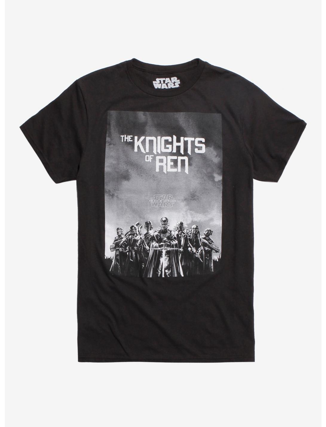 Our Universe Star Wars: The Rise Of Skywalker The Knights Of Ren Black & White T-Shirt, BLACK, hi-res