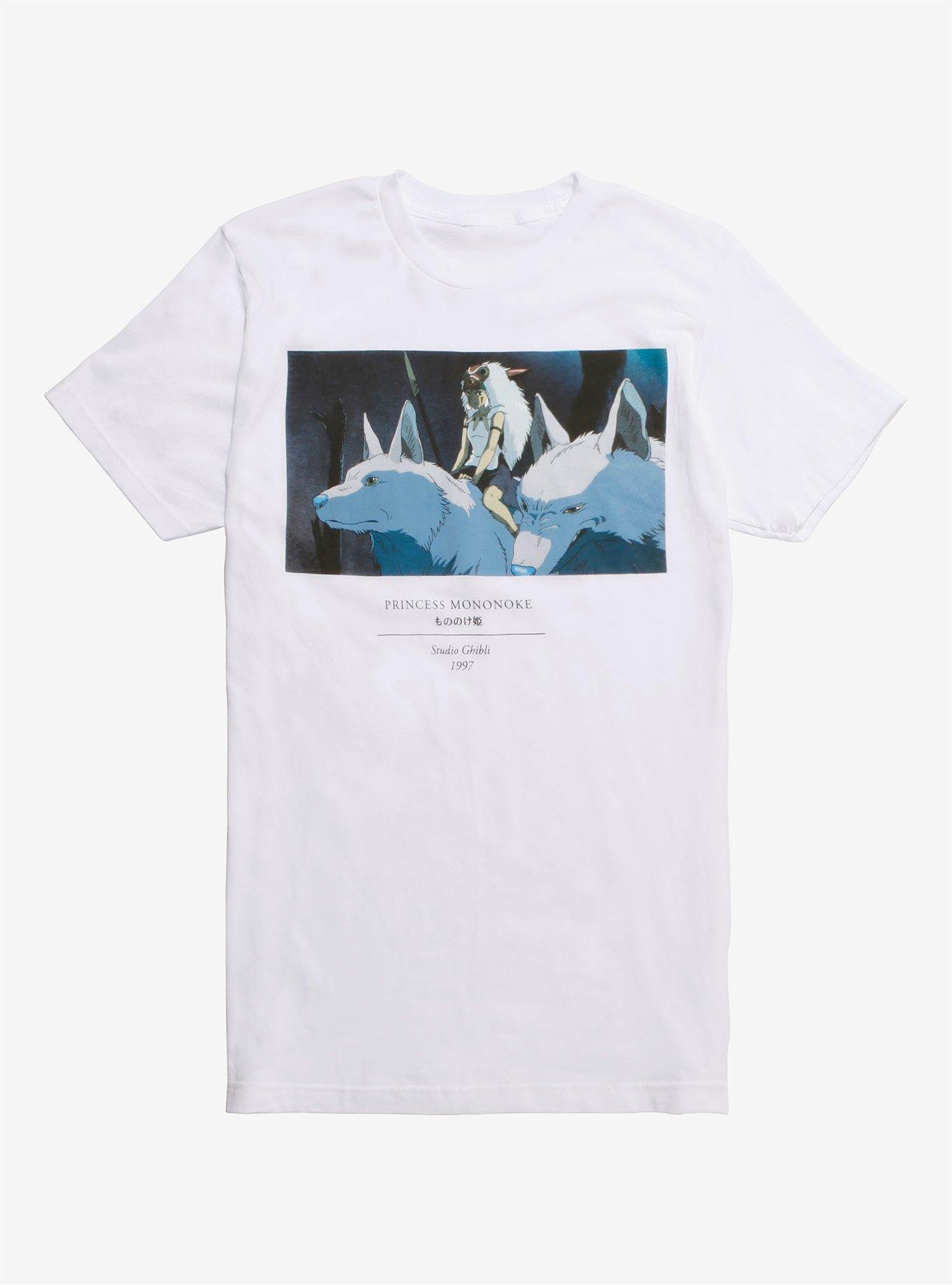 Studio Ghibli The World Of Studio Ghibli Collection Princess Mononoke T-Shirt, WHITE, hi-res