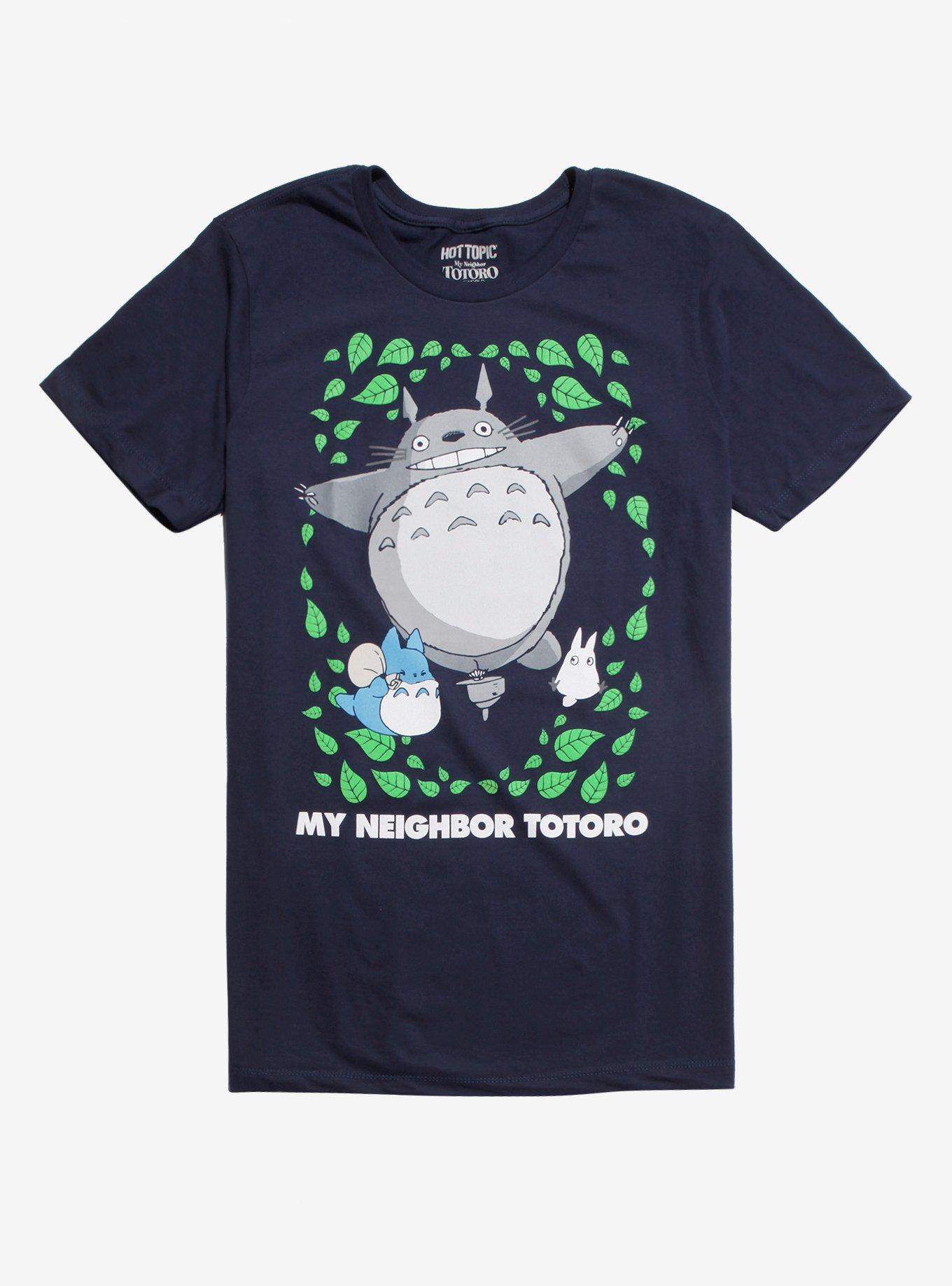 Studio Ghibli My Neighbor Totoro Leaf Frame T-Shirt, MULTI, hi-res