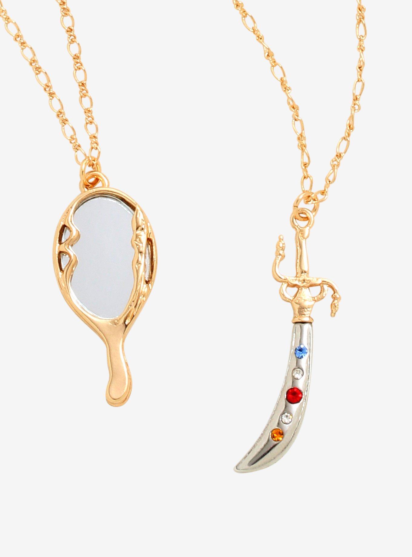 Sailor Moon Sailor Neptune & Sailor Uranus Best Friend Necklace Set, , hi-res