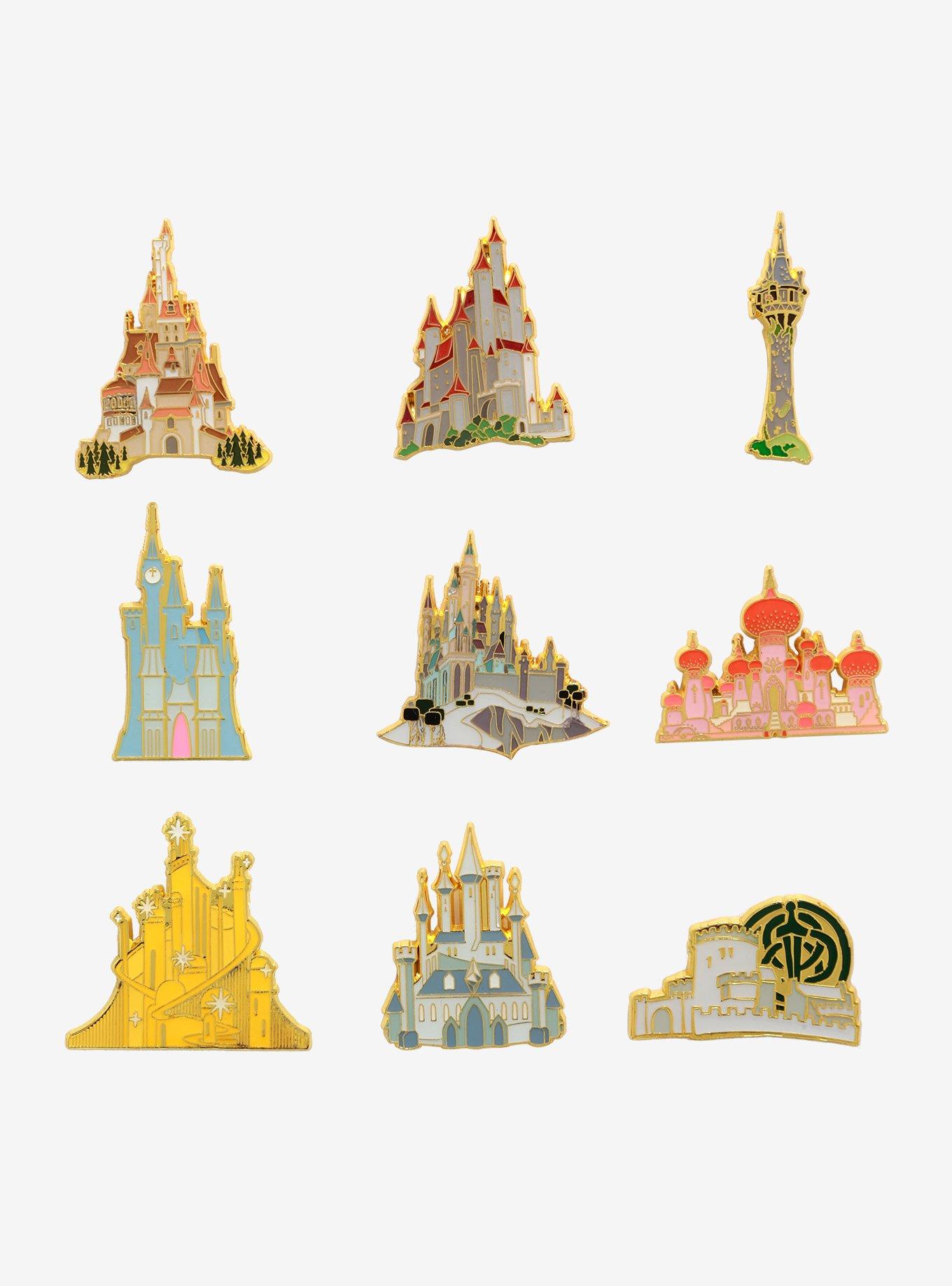Disney Princess Castle Blind Box Enamel Pin, , hi-res