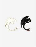 How To Train Your Dragon: The Hidden World Toothless & Light Fury Enamel Pin Set, , hi-res