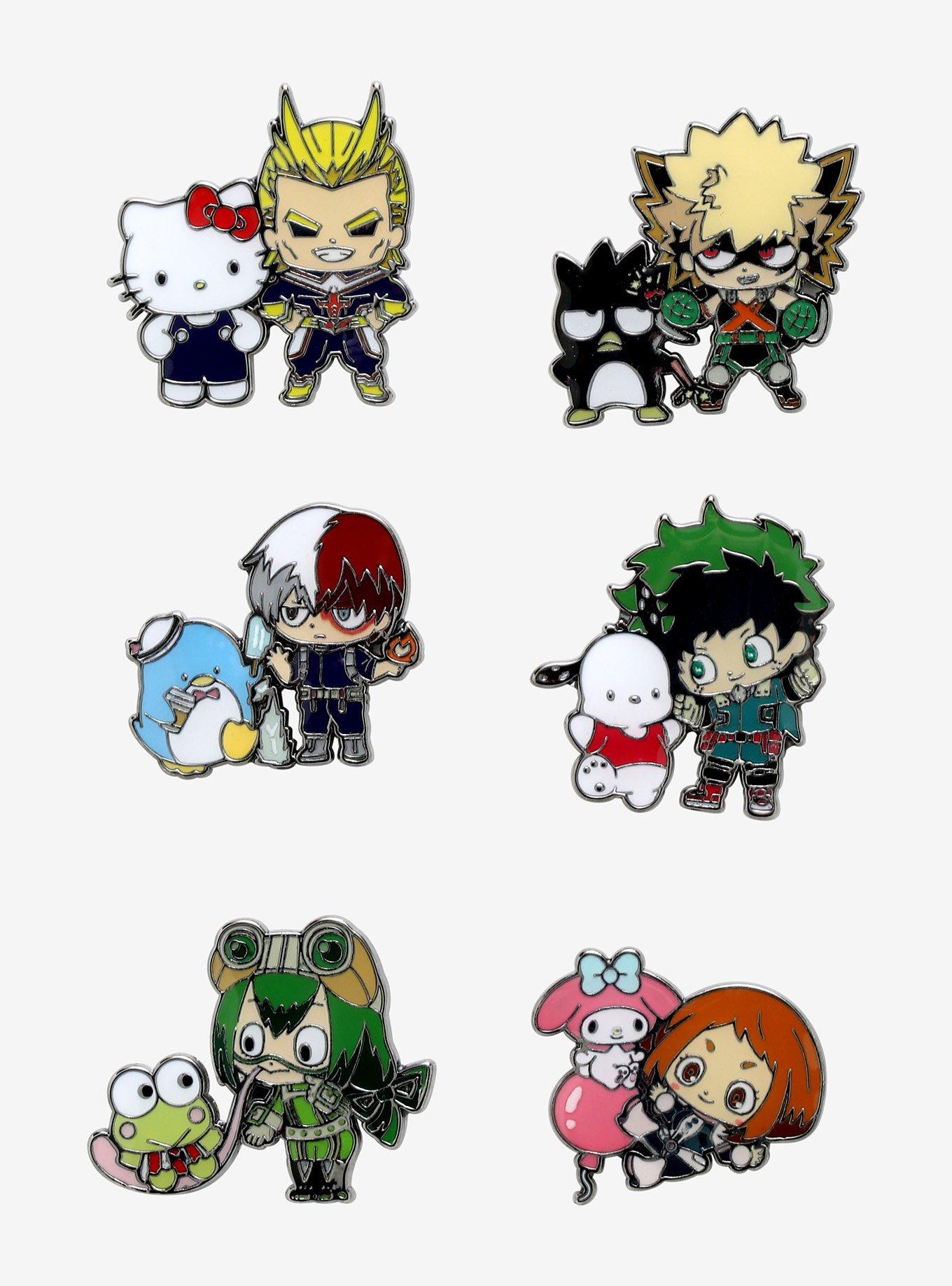 Hello Kitty X Attack On Titan Character Blind Box Enamel Pin