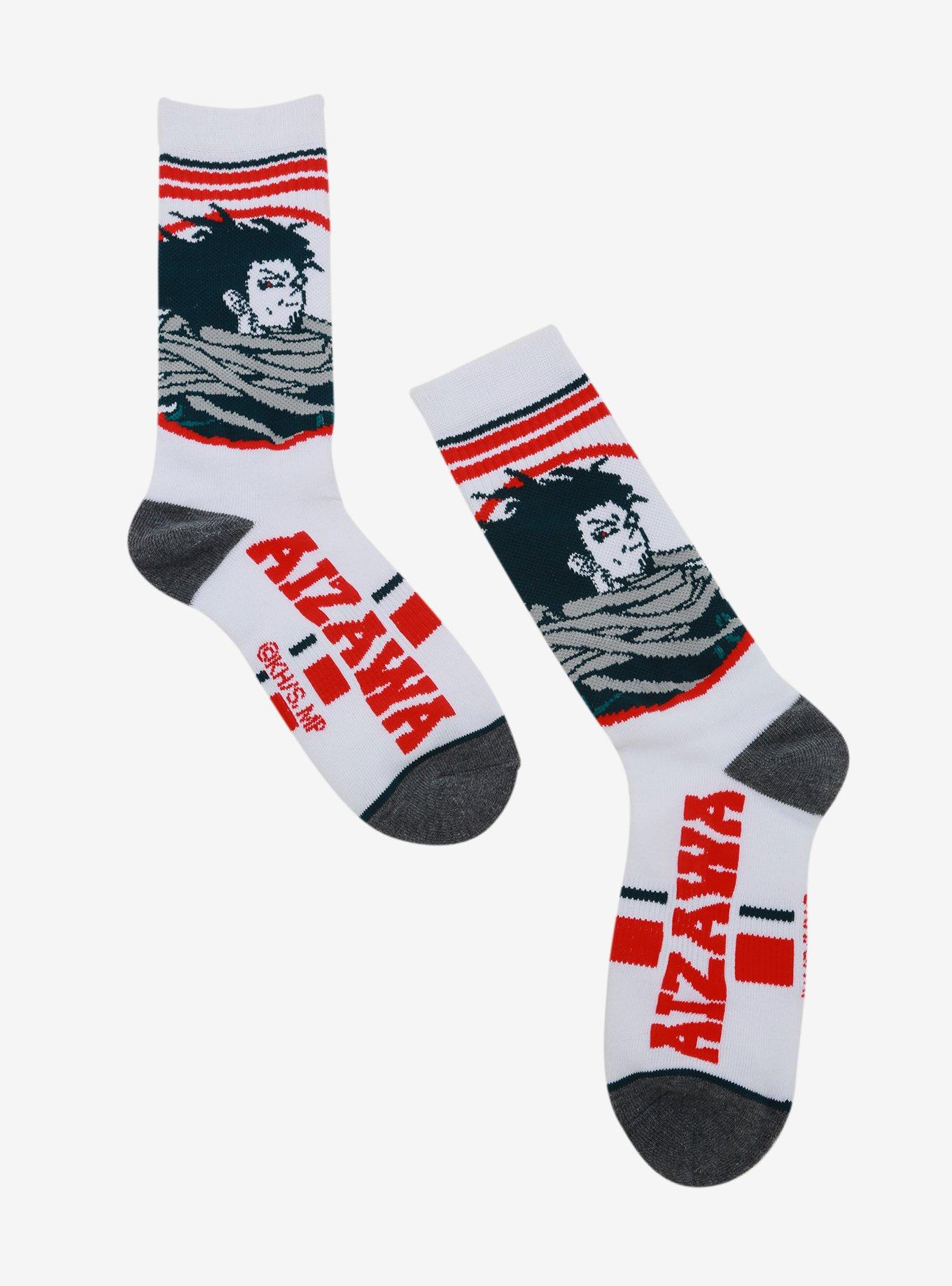 My Hero Academia Shoto Aizawa Crew Socks, , hi-res