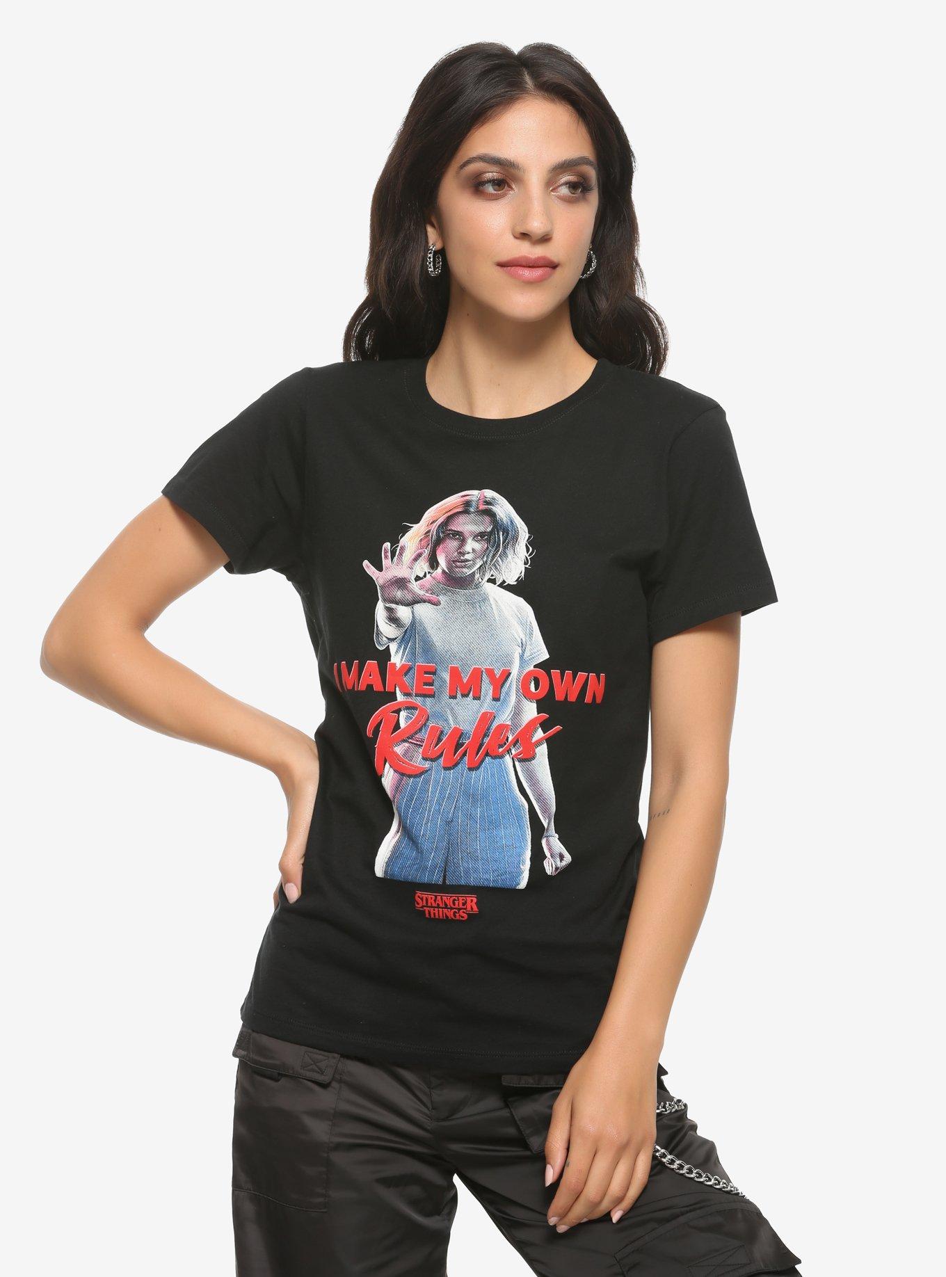 Stranger Things I Make My Own Rules Girls T-Shirt, MULTI, hi-res