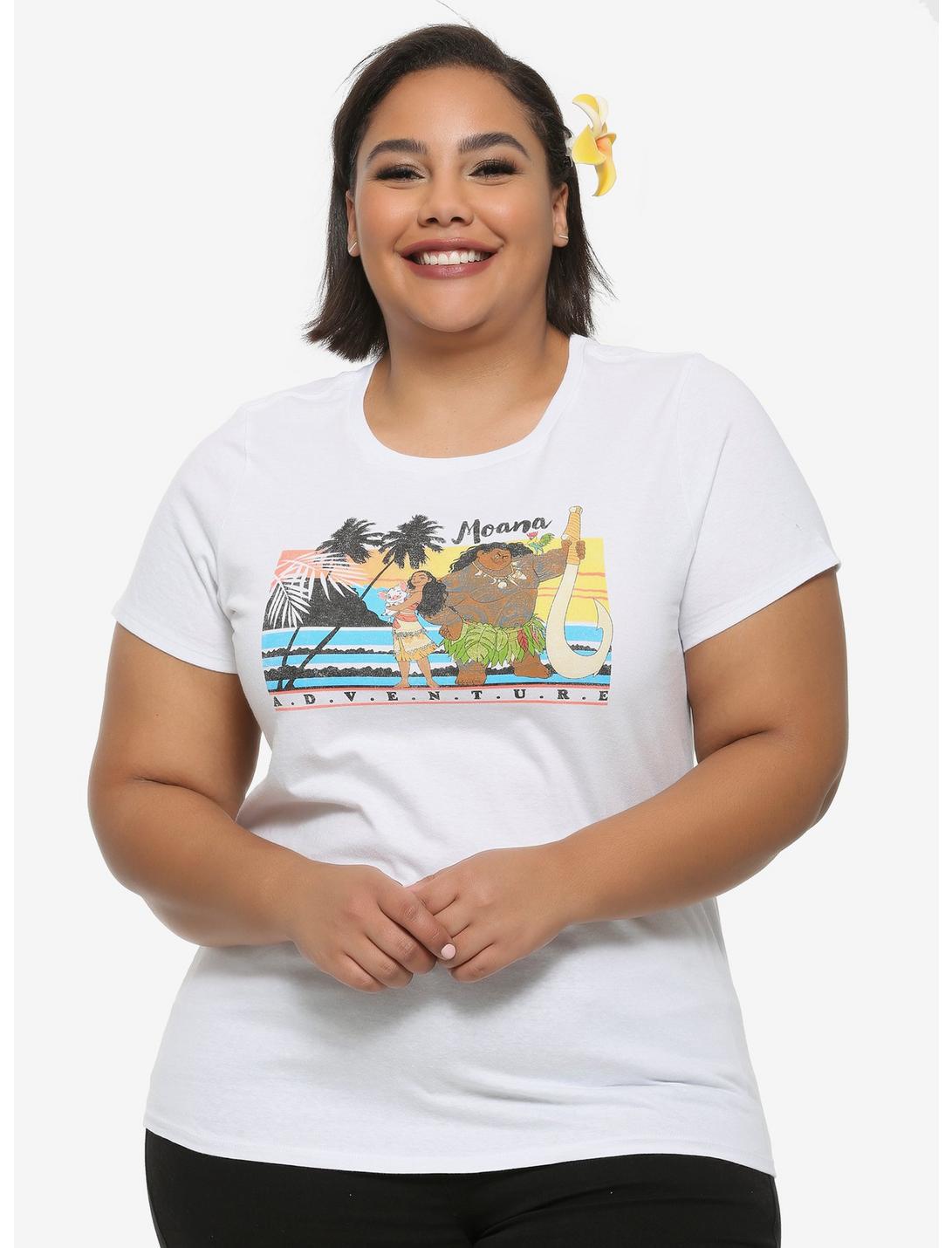 Disney Moana Adventure Girls T-Shirt Plus Size, MULTI, hi-res
