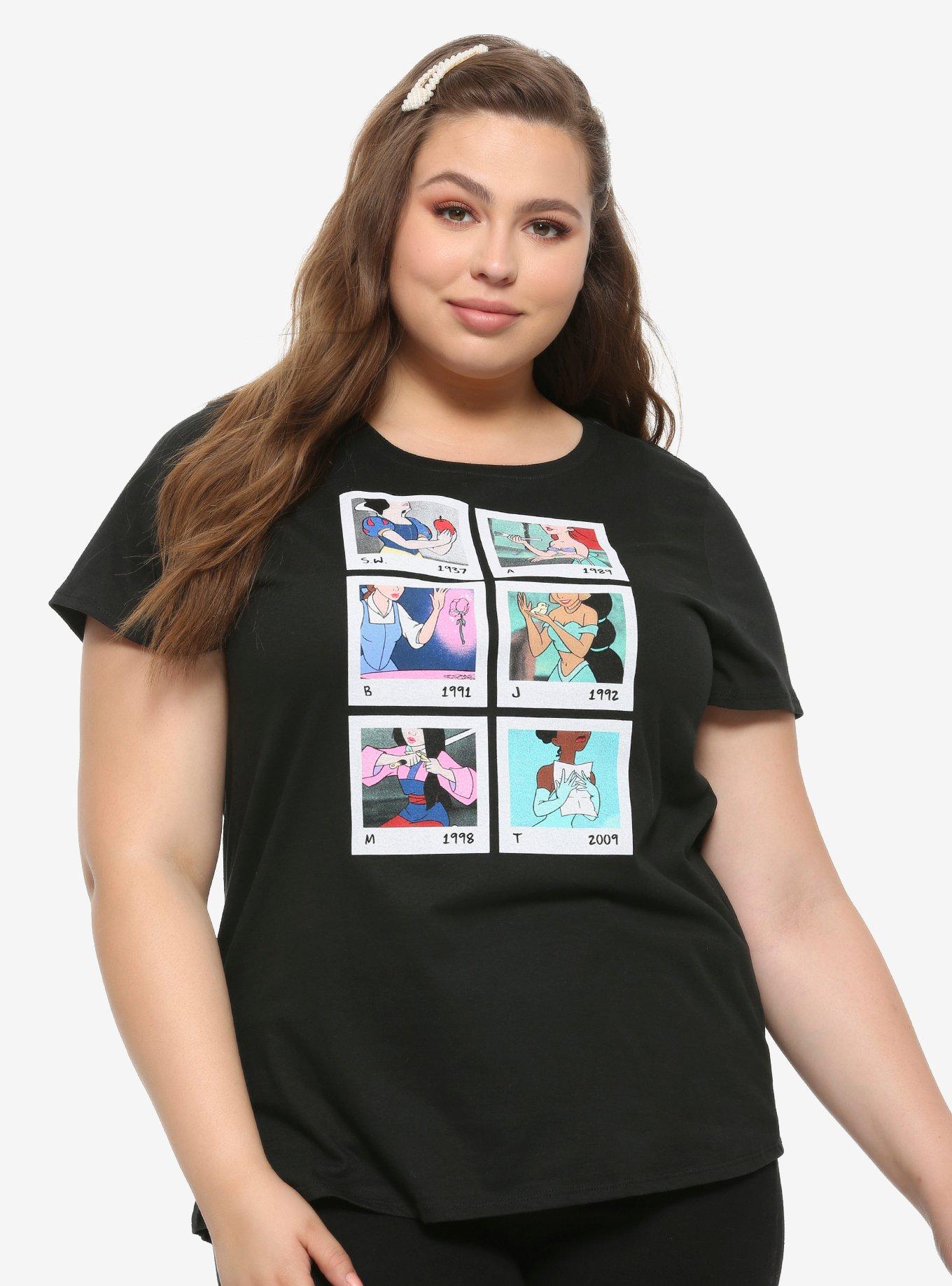 Disney Princess Instant Photos Girls T-Shirt Plus Size, MULTI, hi-res