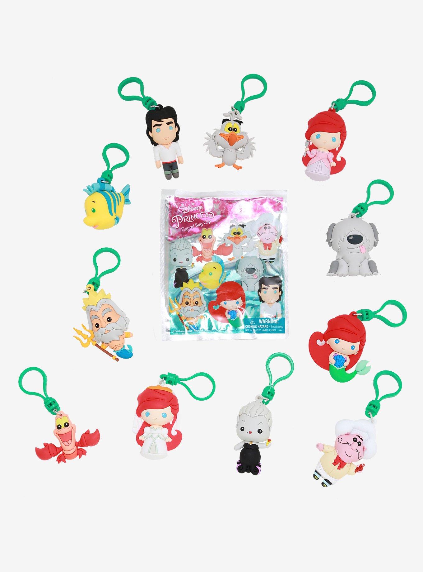 Disney Princess Characters Food Blind Bag Figural Bag Clips