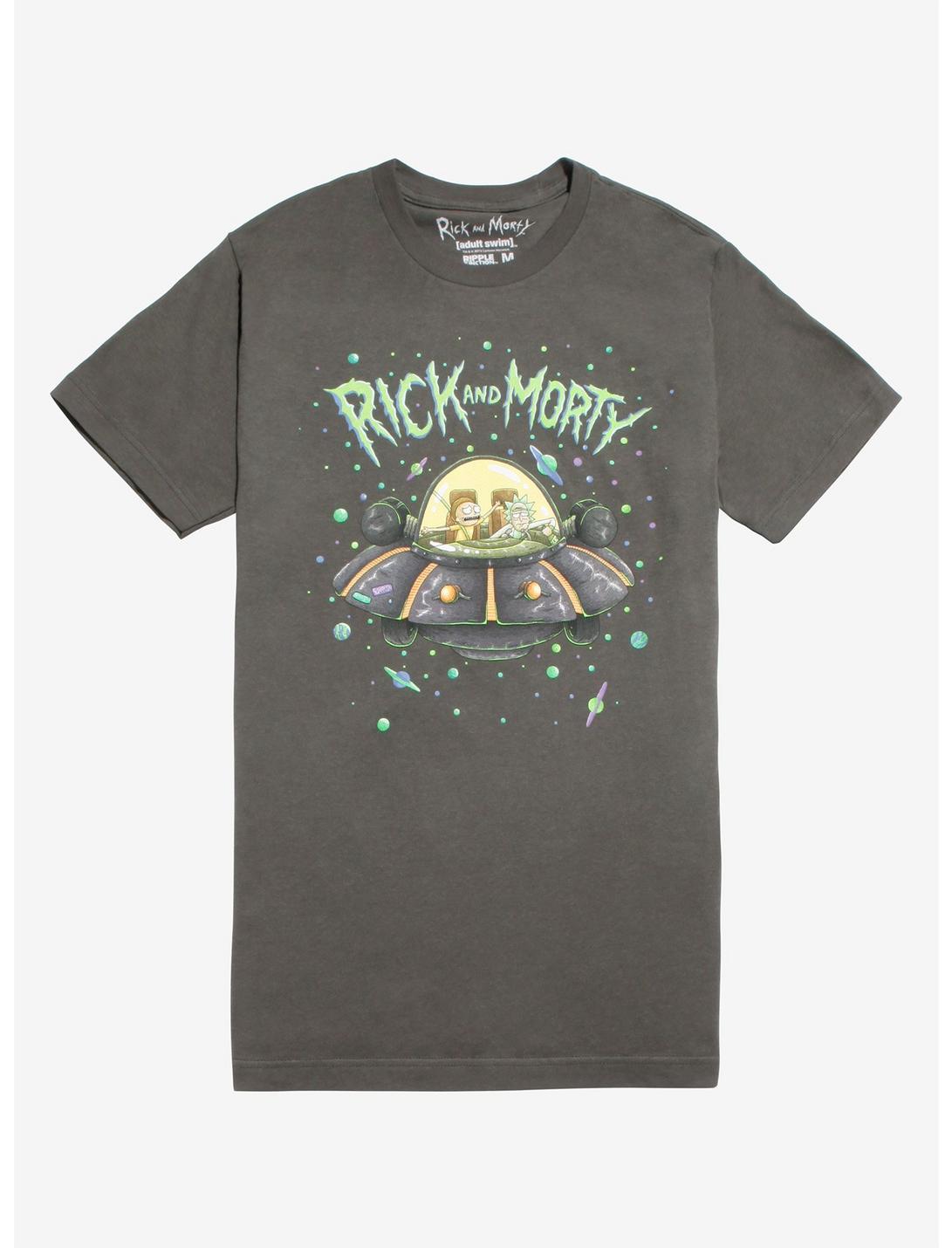 Rick And Morty SpaceShip T-Shirt, MULTI, hi-res