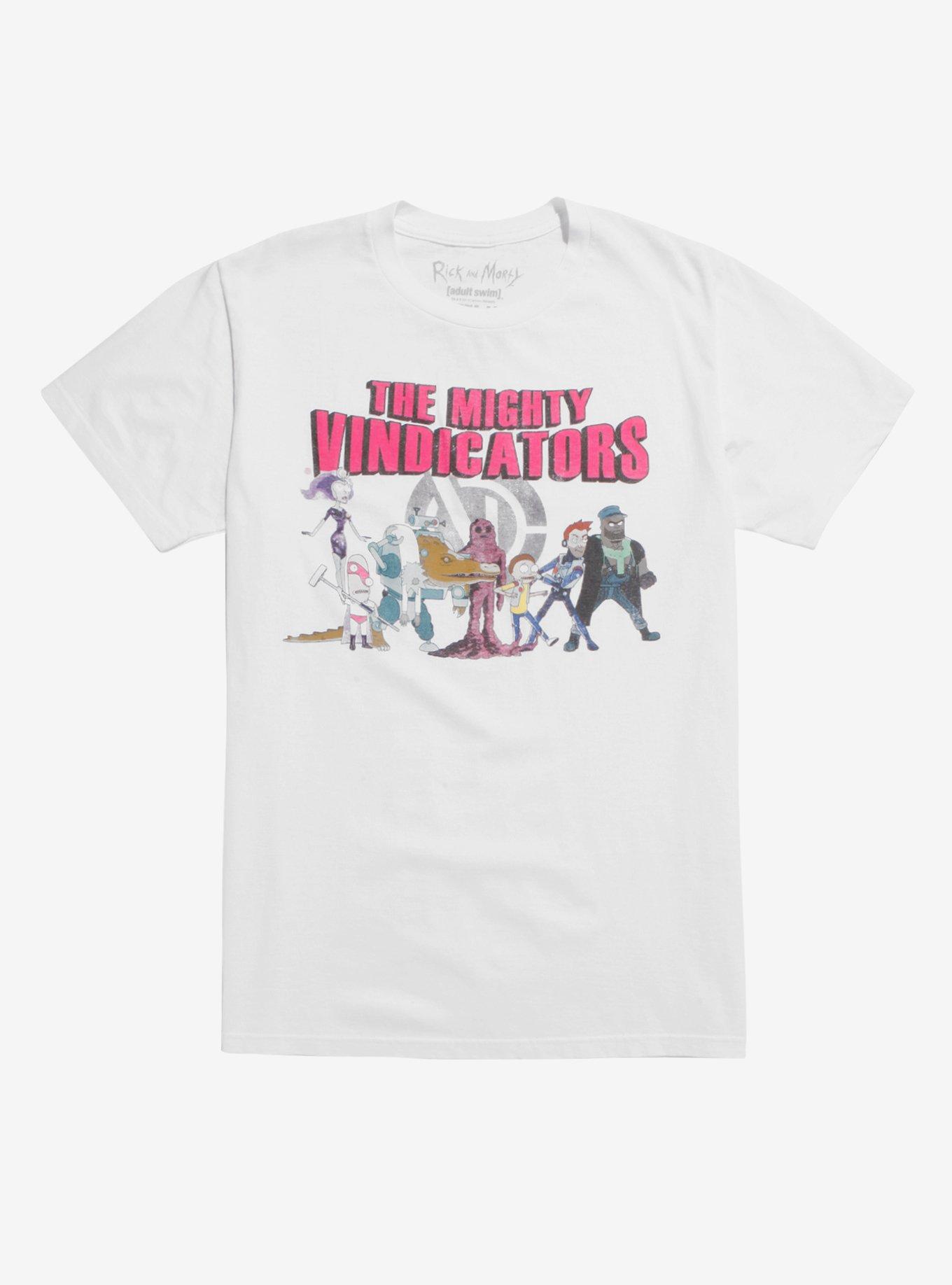 Rick And Morty The Mighty Vindicators T-Shirt, MULTI, hi-res