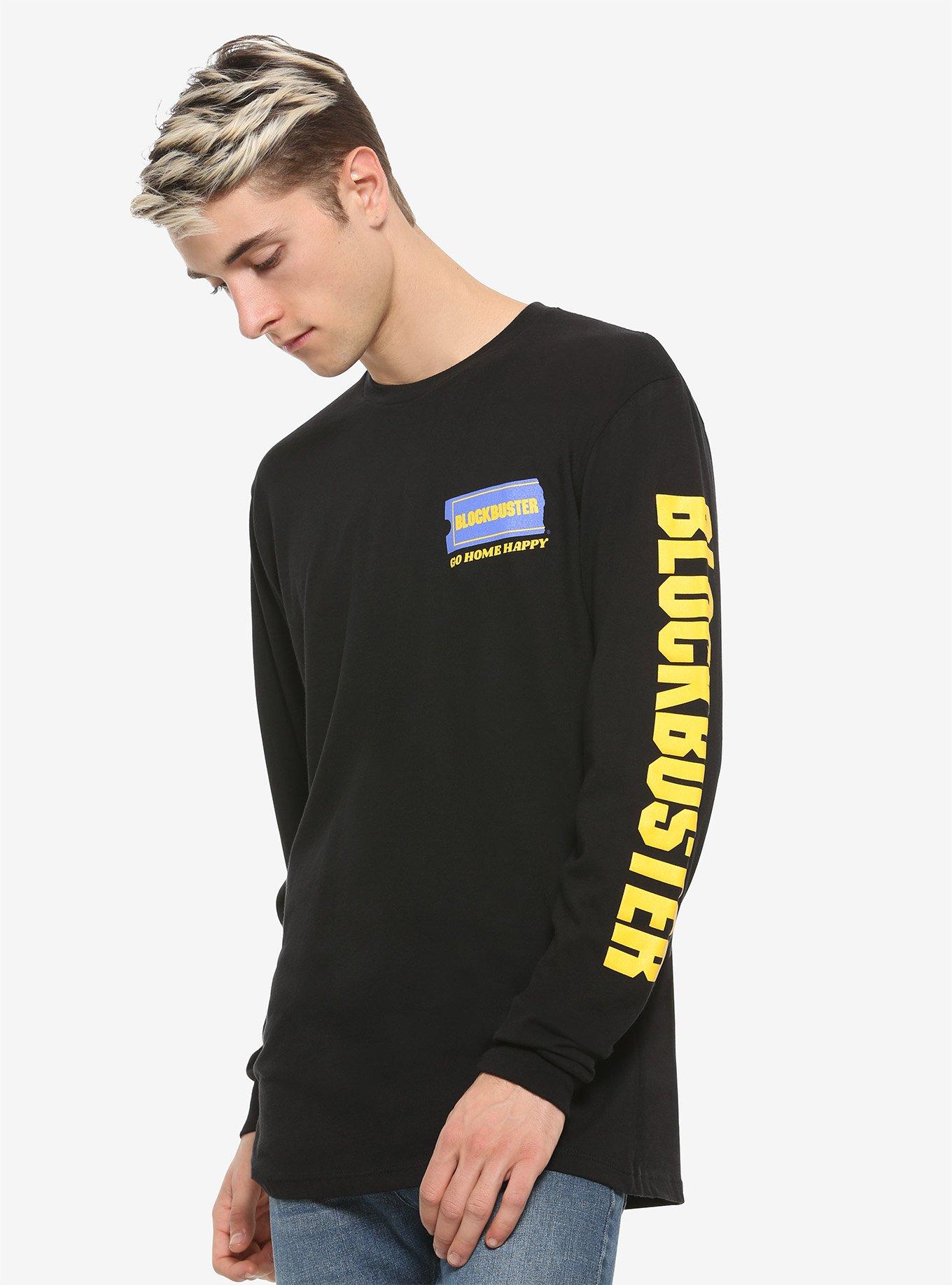 Blockbuster Logo Long-Sleeve T-Shirt, BLACK, hi-res