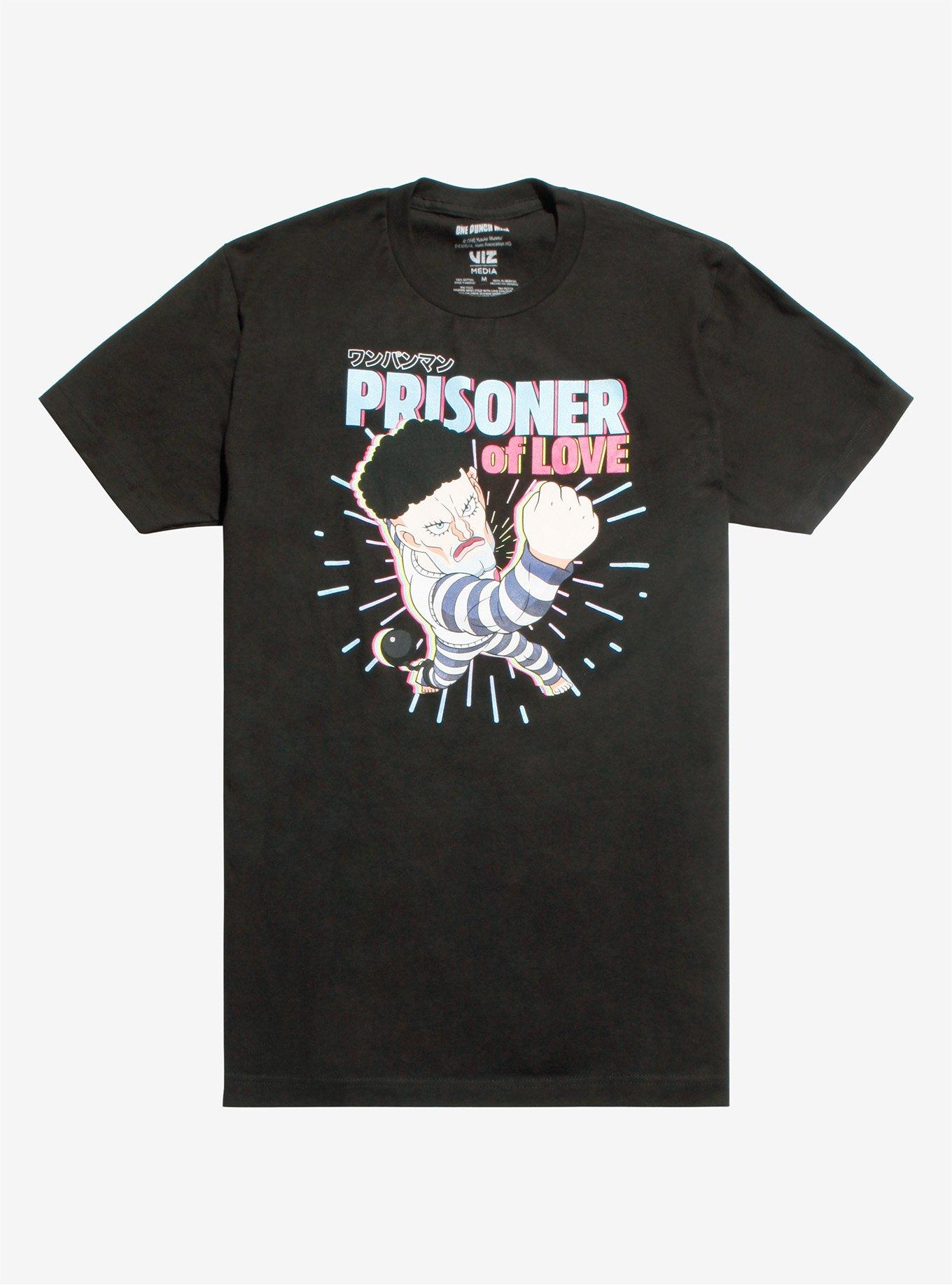 One Punch Man Puri-Puri Prisoner T-Shirt, BLACK, hi-res