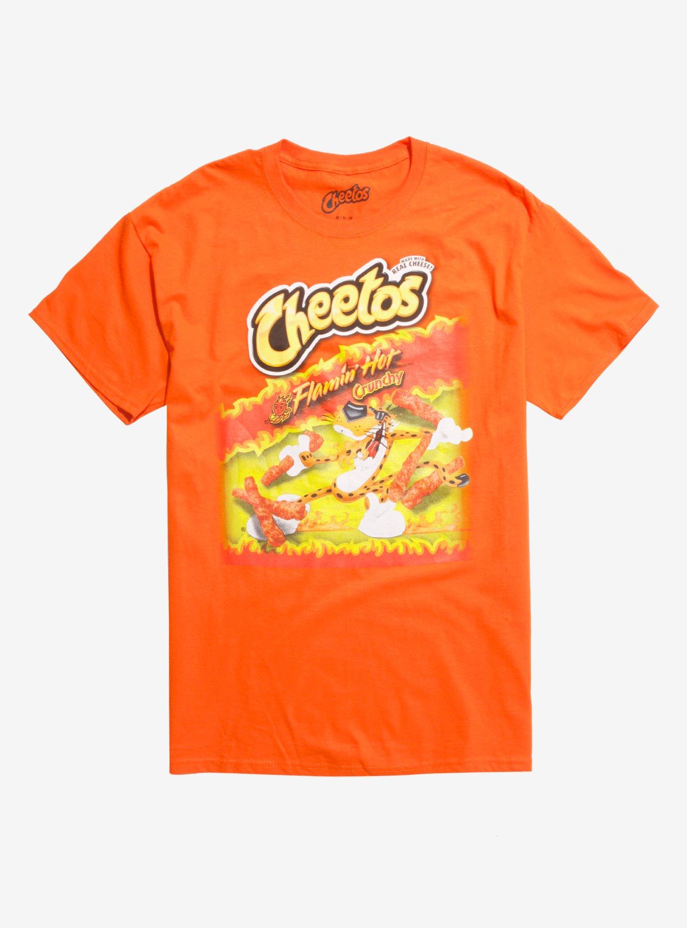 Cheetos Flamin' Hot Crunchy T-Shirt, ORANGE, hi-res