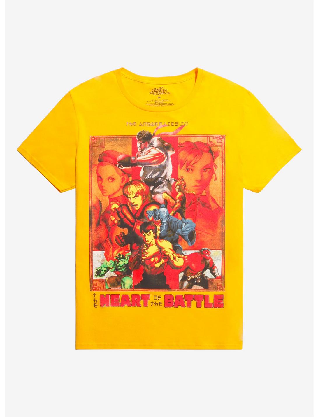Street Fighter Battle Yellow T-Shirt, MULTI, hi-res