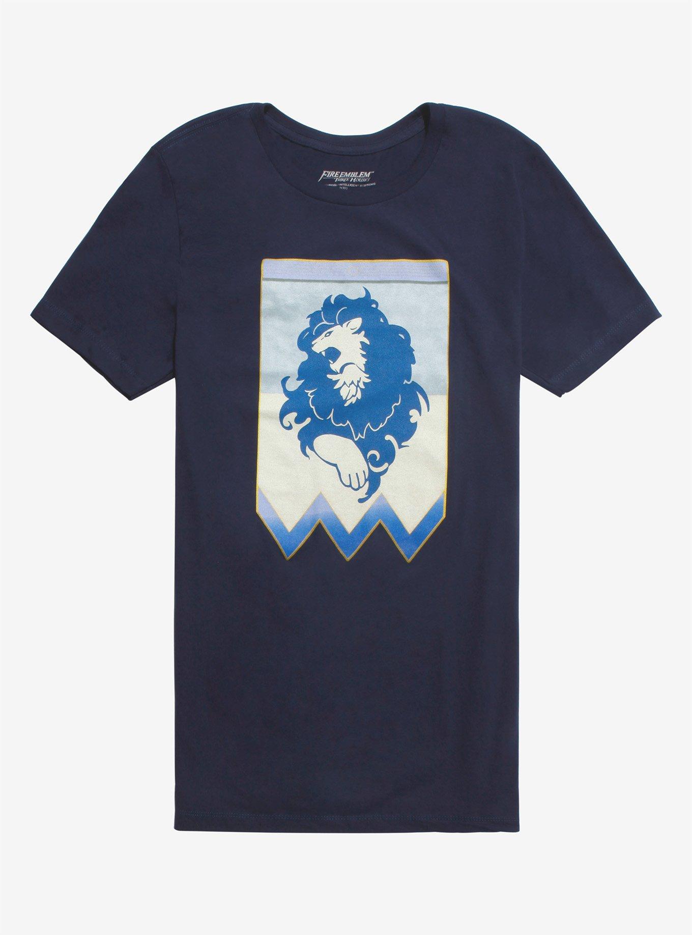 Fire Emblem: Three Houses Blue Lion T-Shirt, BLUE, hi-res