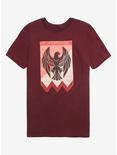 Fire Emblem: Three Houses Black Eagles T-Shirt, RED, hi-res