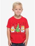 Star Wars Ewokin' Around the Christmas Tree Toddler T-Shirt - BoxLunch Exclusive, RED, hi-res