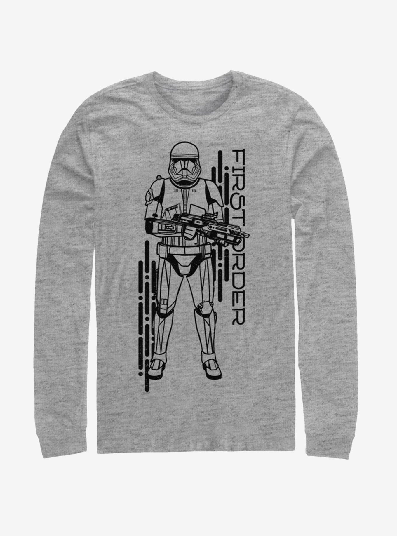 Star Wars Episode IX Rise of Skywalker Red Trooper Project Long-Sleeve T-Shirt