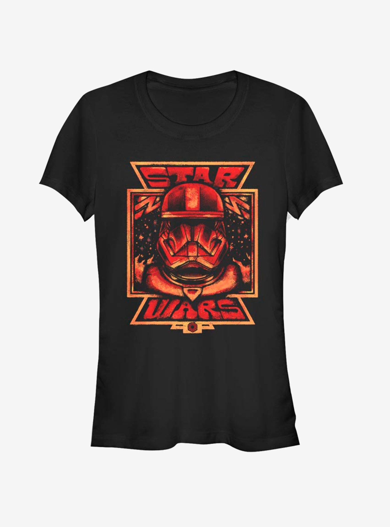 Star Wars Episode IX Rise of Skywalker Red Trooper Red Perspective Girls T-Shirt, BLACK, hi-res