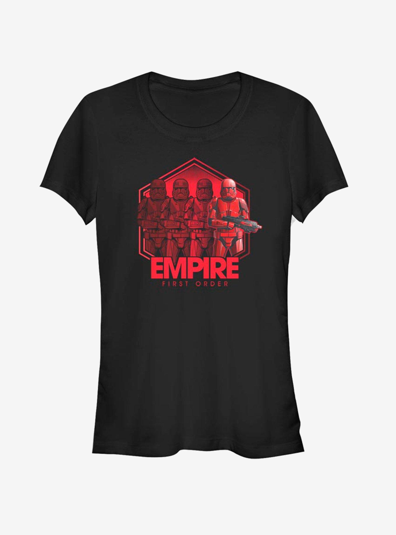 Star Wars Episode IX Rise of Skywalker Red Trooper Troop Four Girls T-Shirt