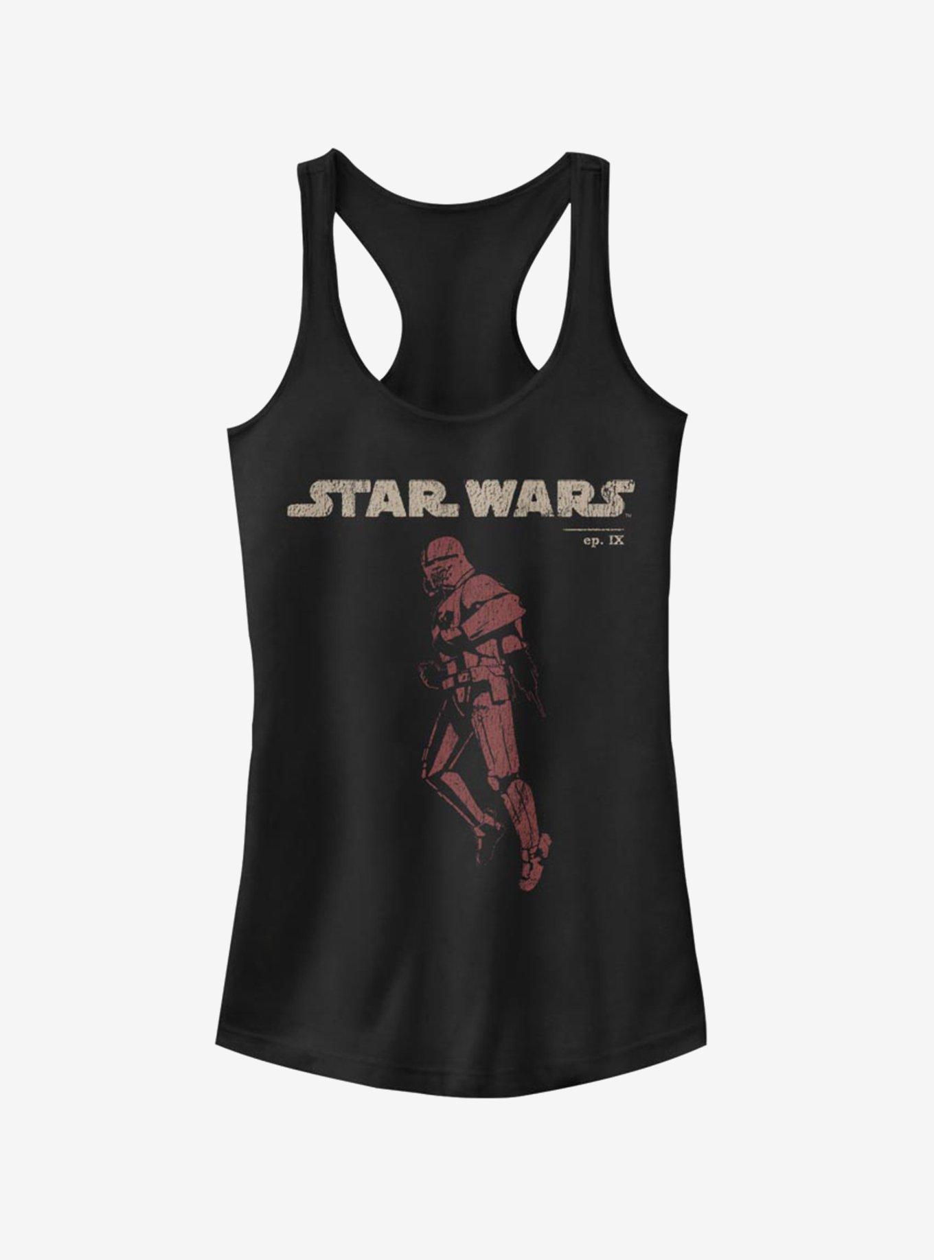 Star Wars Episode IX Rise of Skywalker Red Trooper Jet Red Girls Tank, BLACK, hi-res