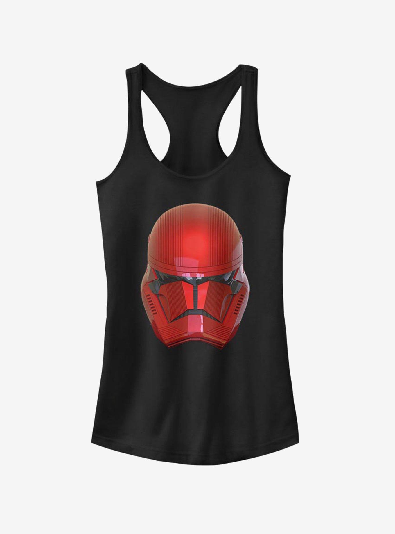 Star Wars Episode IX Rise of Skywalker Red Trooper Red Helm Girls Tank, BLACK, hi-res