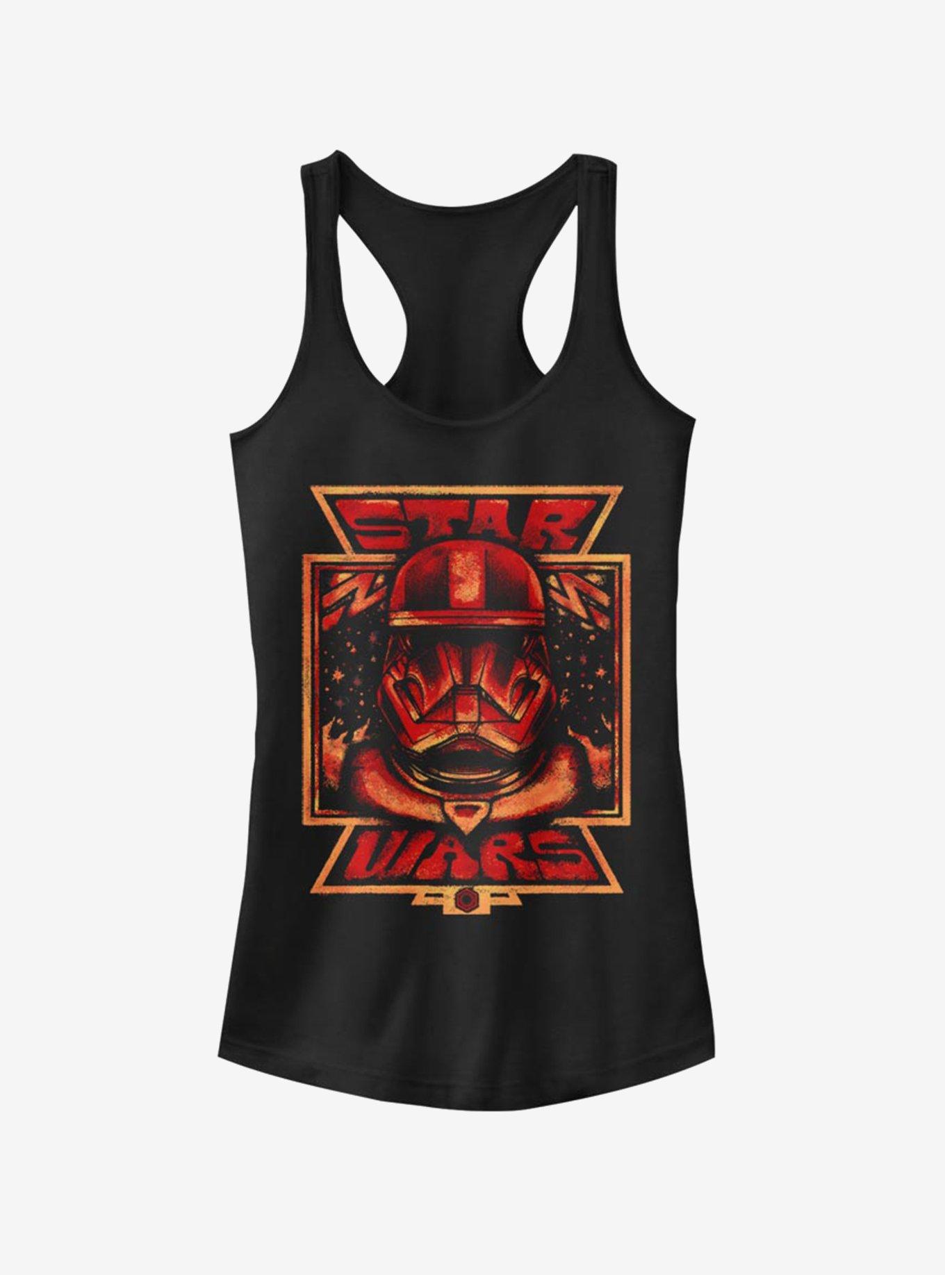 Star Wars Episode IX Rise of Skywalker Red Trooper Red Perspective Girls Tank, BLACK, hi-res