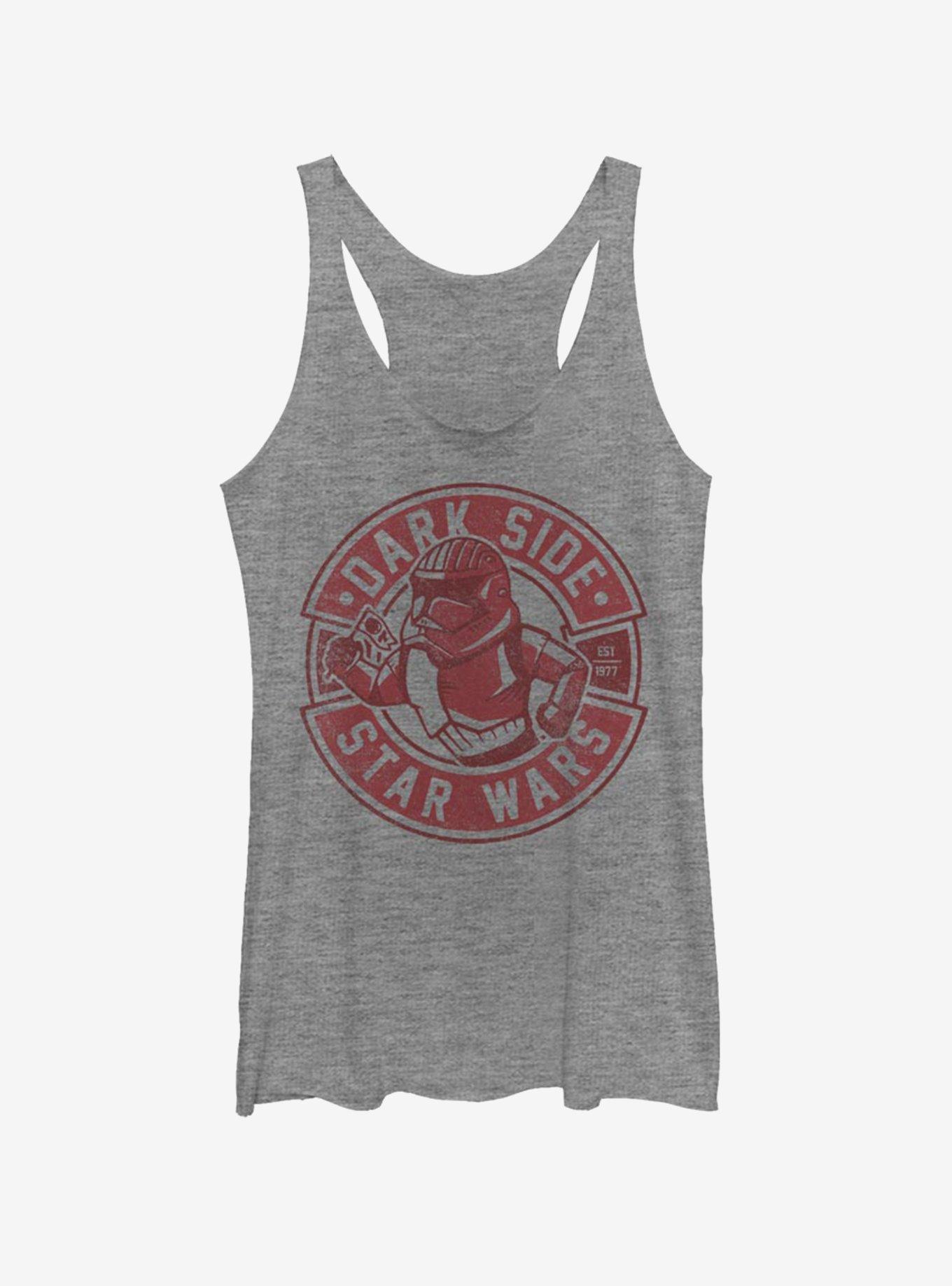 Star Wars Episode IX Rise of Skywalker Red Trooper Red Trooper Handdrawn Girls Tank, GRAY HTR, hi-res