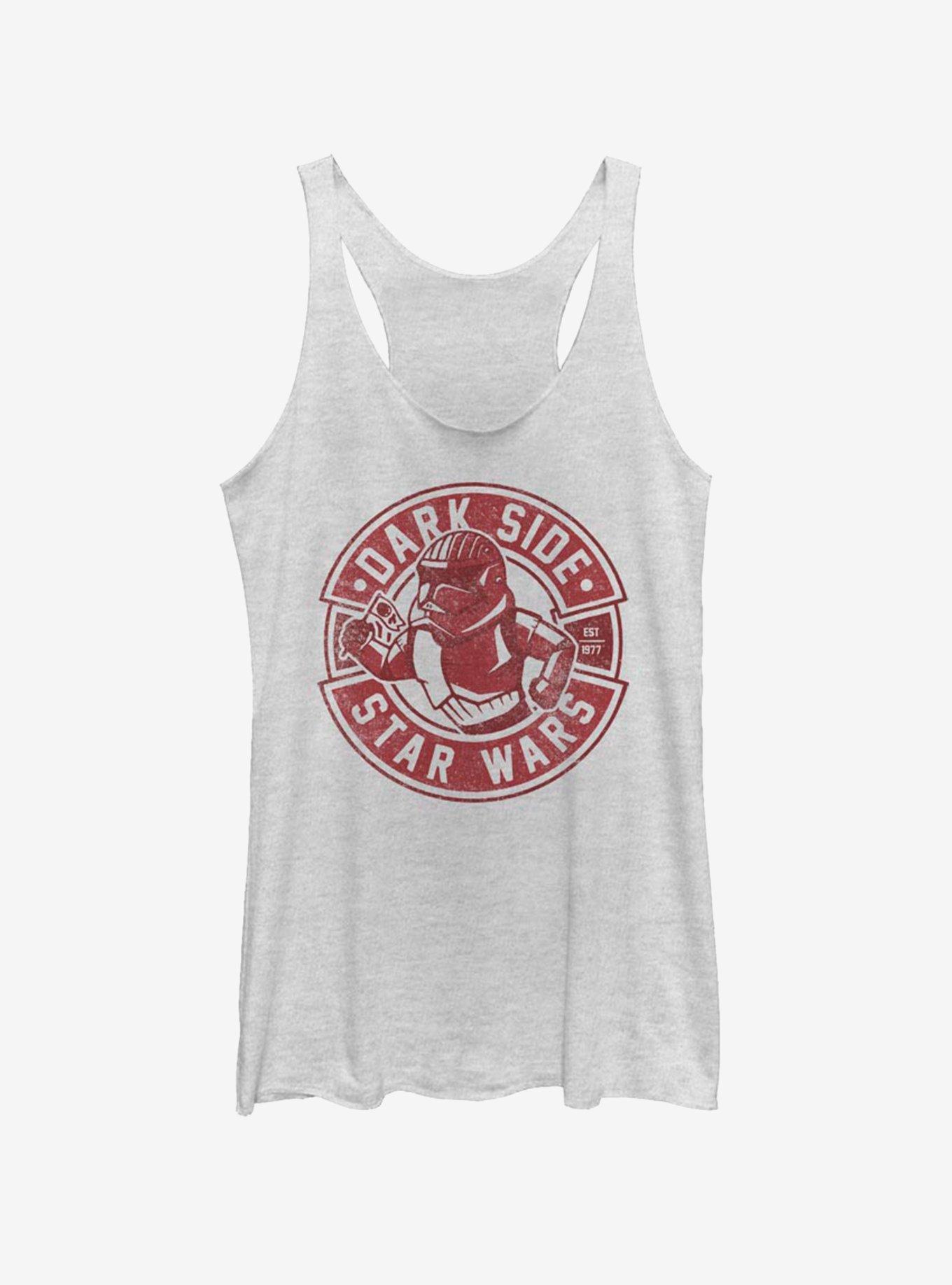 Star Wars Episode IX Rise of Skywalker Red Trooper Red Trooper Handdrawn Girls Tank, WHITE HTR, hi-res